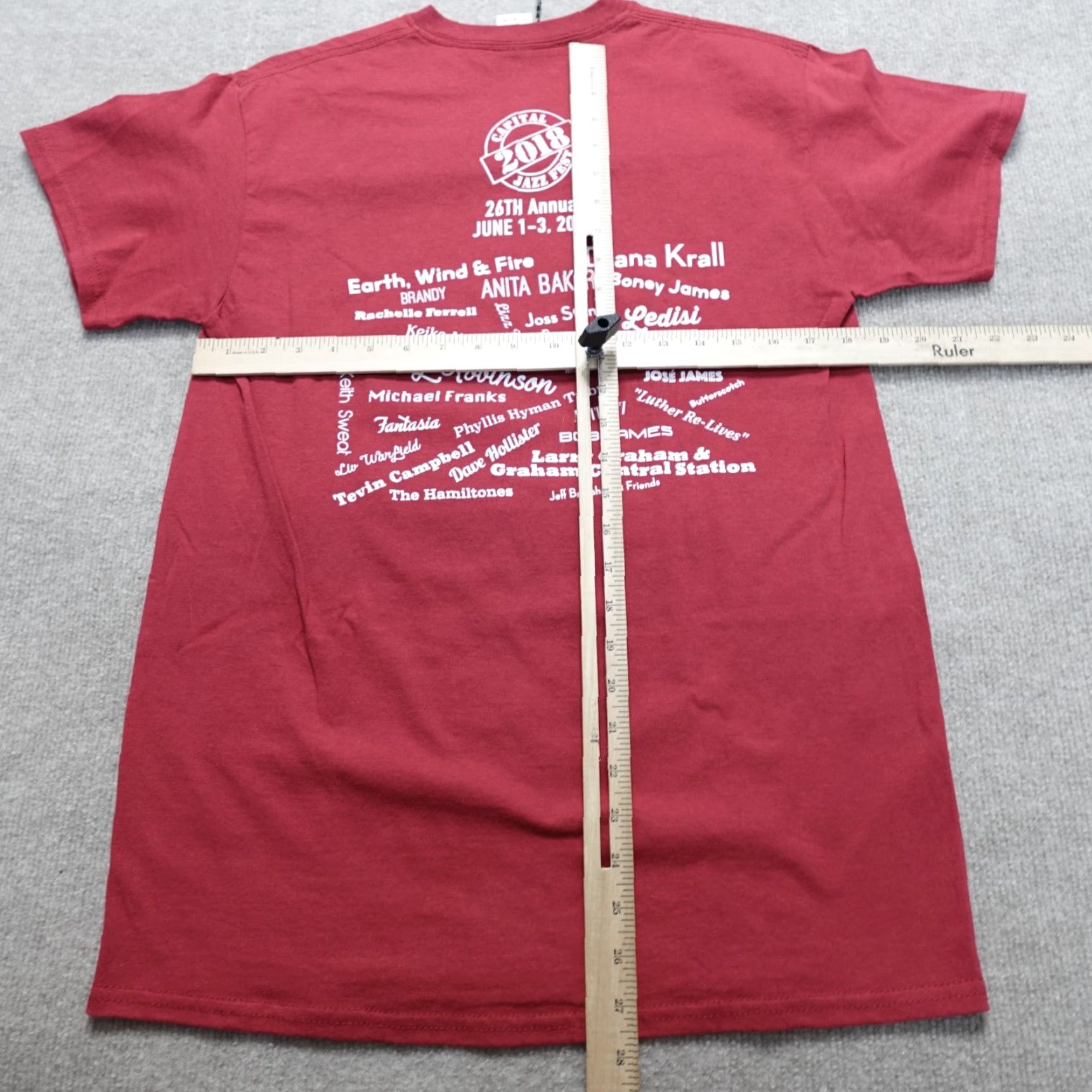 Doublet **Jazz Festival Red T-Shirt Medium Double-Sided** User: Vintage Capital Jazz Festival Red T-Shirt Medium Double-Sided Size US M / EU 48-50 / 2 - 4 Thumbnail