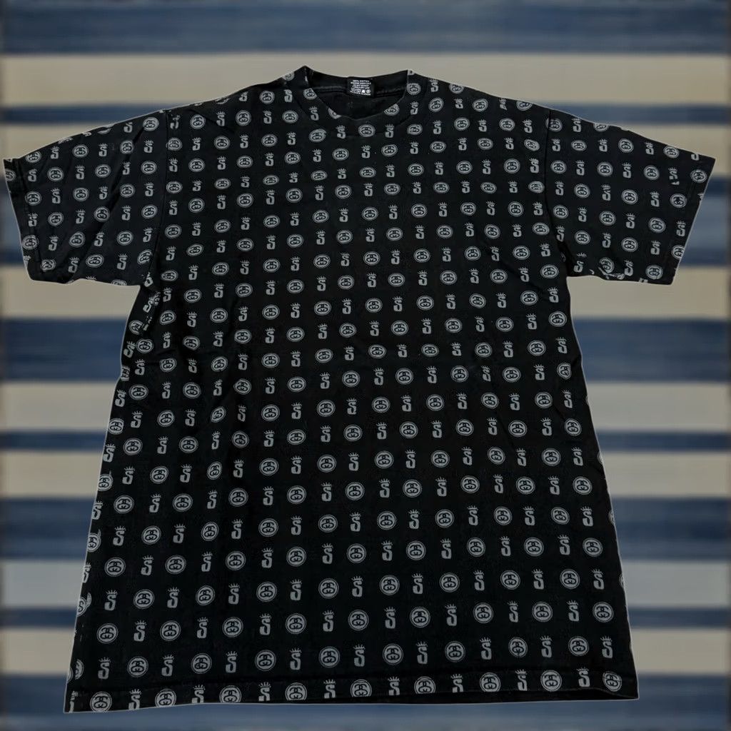 Stussy × Vintage Vintage Stussy x James Jarvis Graphic T Shirt