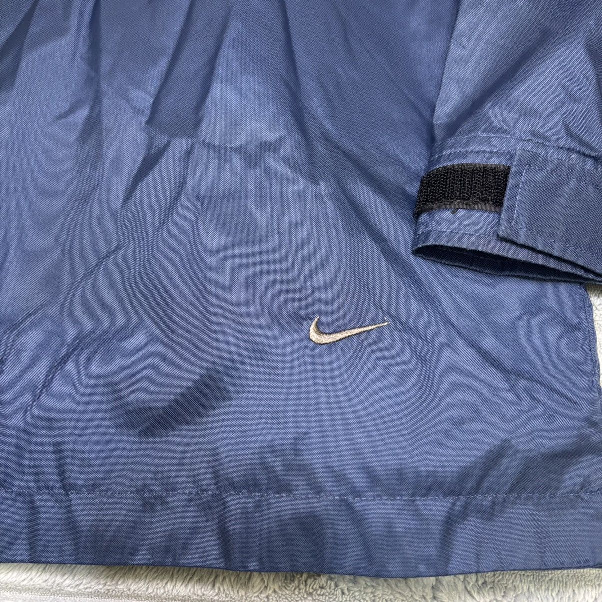Nike Vintage 90s Nike Jacket Blue & Yellow hooded Nike Jacket Size US L / EU 52-54 / 3 - 11 Thumbnail