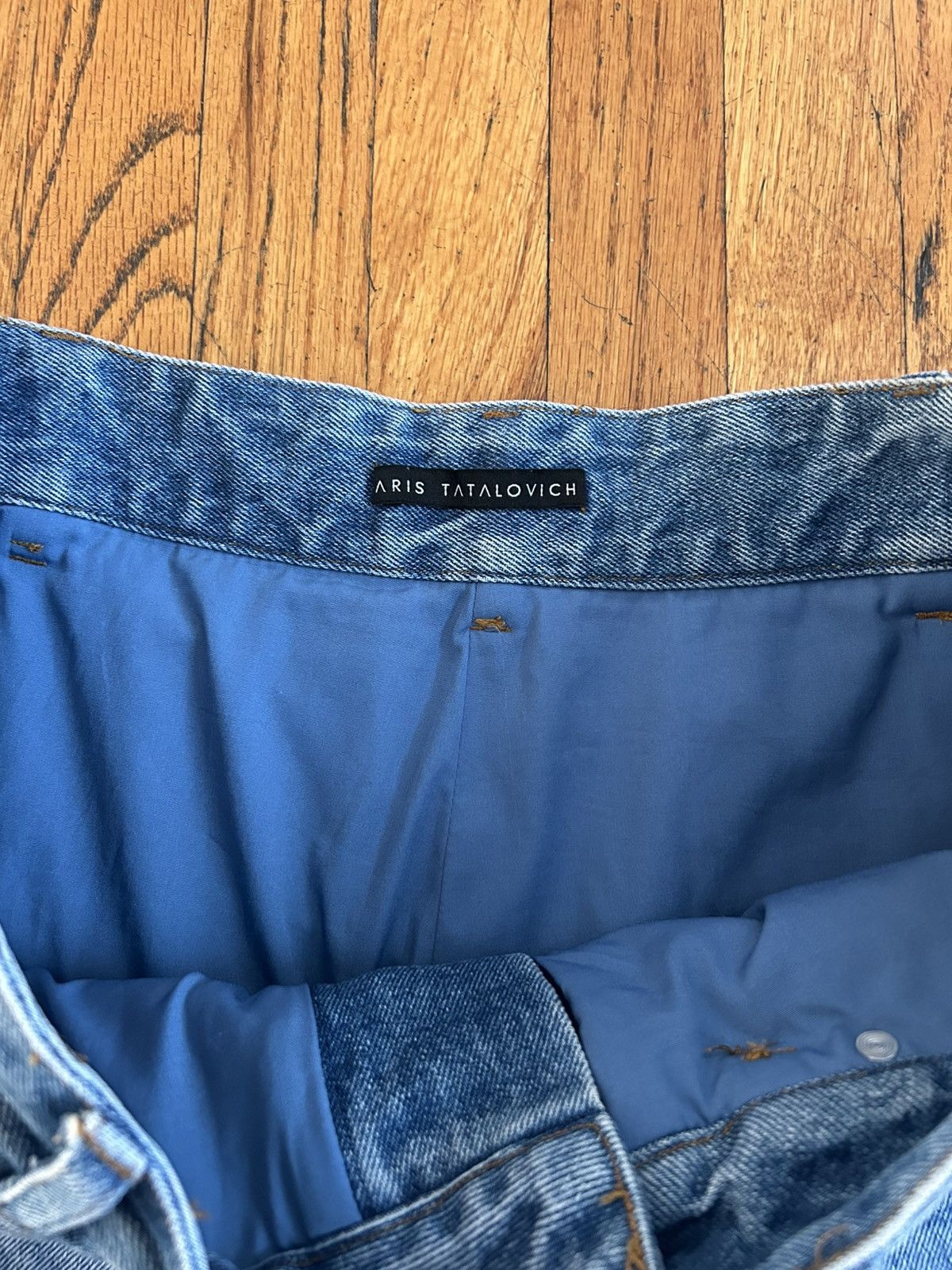 Aris Tatalovich Aris tatalovich ripped denim shorts Size US 34 / EU 50 - 4 Thumbnail