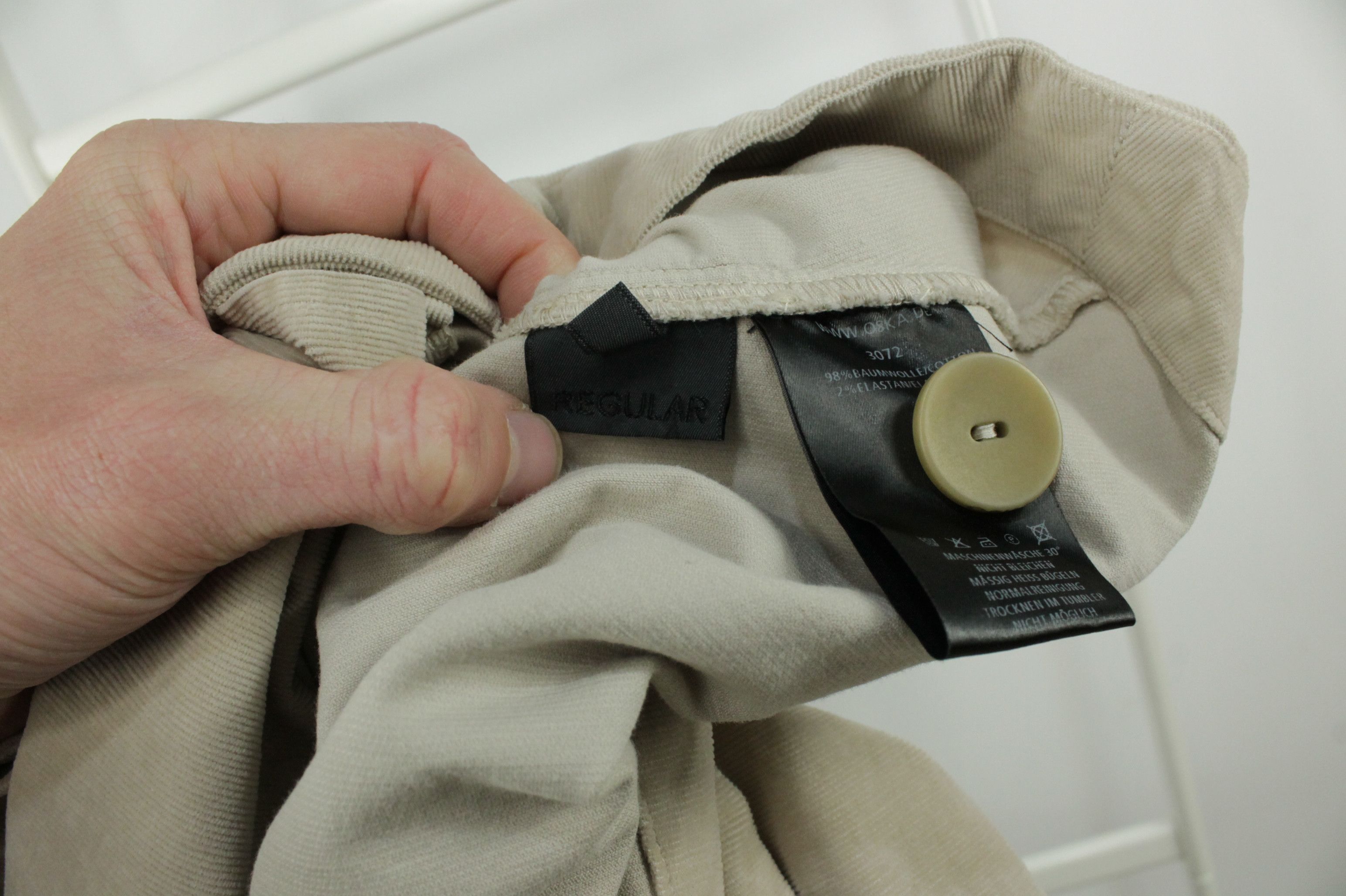 OSKA Oska Beige Corduroy Wide Fit Jacket Size M / US 6-8 / IT 42-44 - 9 Thumbnail