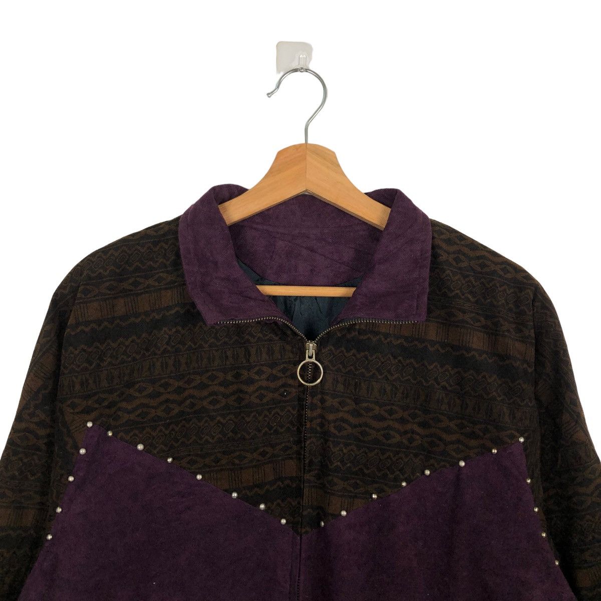 Japanese Brand 🔥ISSEY MIYKE DESIGN BOMBER JACKET JAPAN NAVAJO AZTEC DESIGN Size US M / EU 48-50 / 2 - 2 Thumbnail