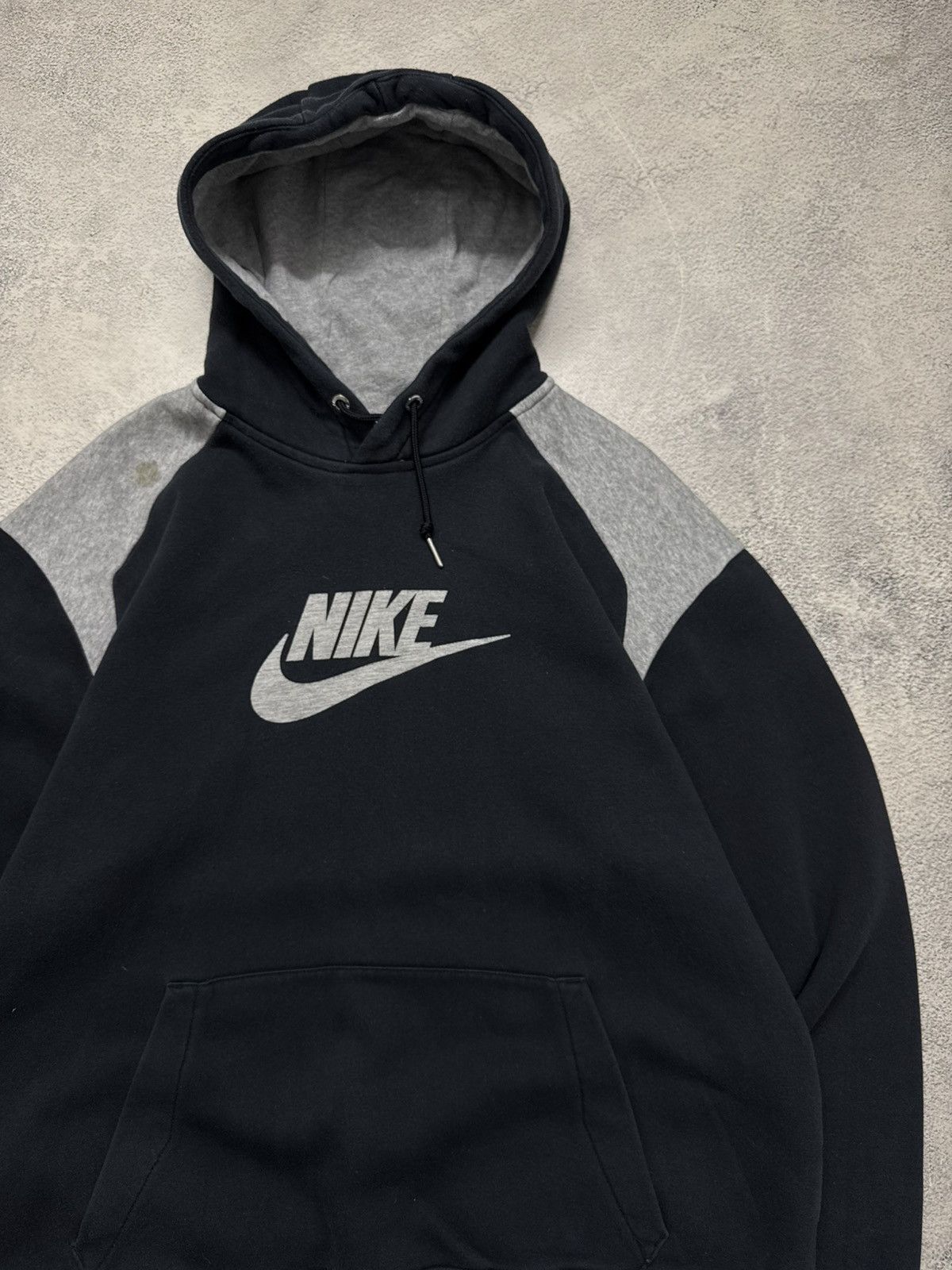 Nike Vintage Y2K Nike Big Swoosh Hoodie 00’s Size US L / EU 52-54 / 3 - 5 Thumbnail