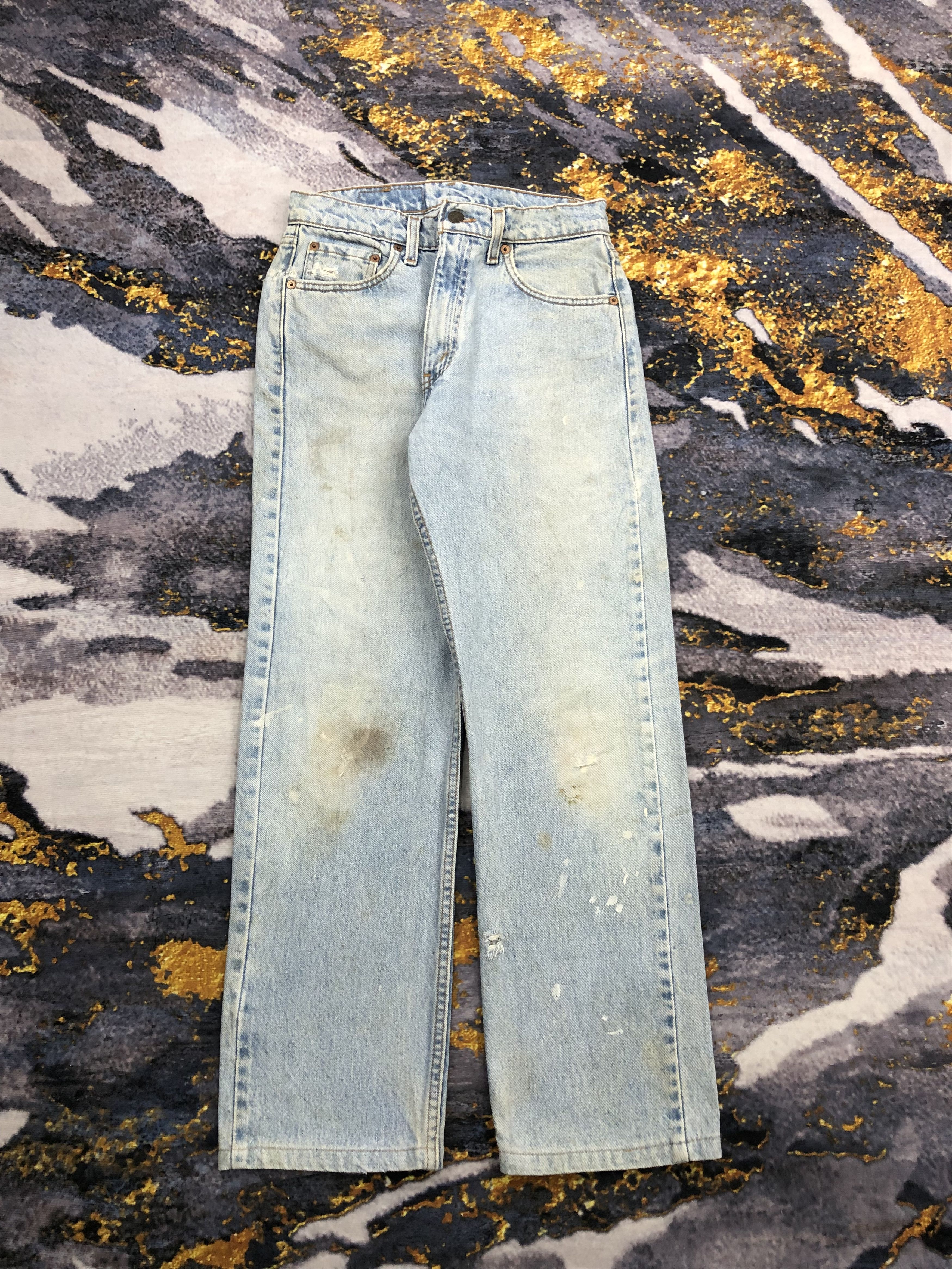 Levi's Vintage 90s Levis 505 Regular Straight Jeans DPP0093 Size US 30 / EU 46 - 1 Thumbnail