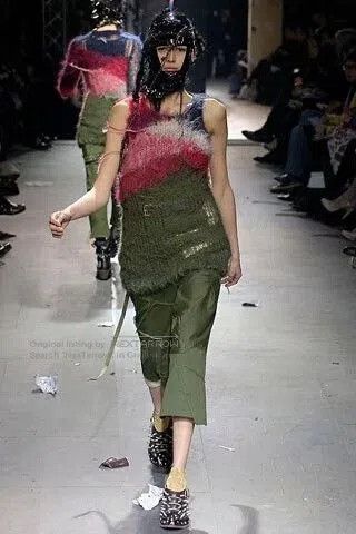 Junya Watanabe junya watanabe punk knit sleeveless vest. Size US S / EU 44-46 / 1 - 9 Thumbnail