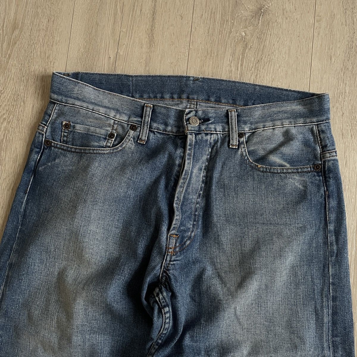 Y-3 Y-3 spring 2005 stitched logo jeans Size US 32 / EU 48 - 5 Thumbnail