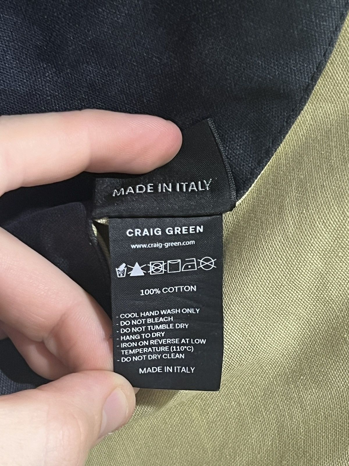 Craig Green SS19 Geometric Print Cotton Parka Jacket Size US M / EU 48-50 / 2 - 9 Thumbnail