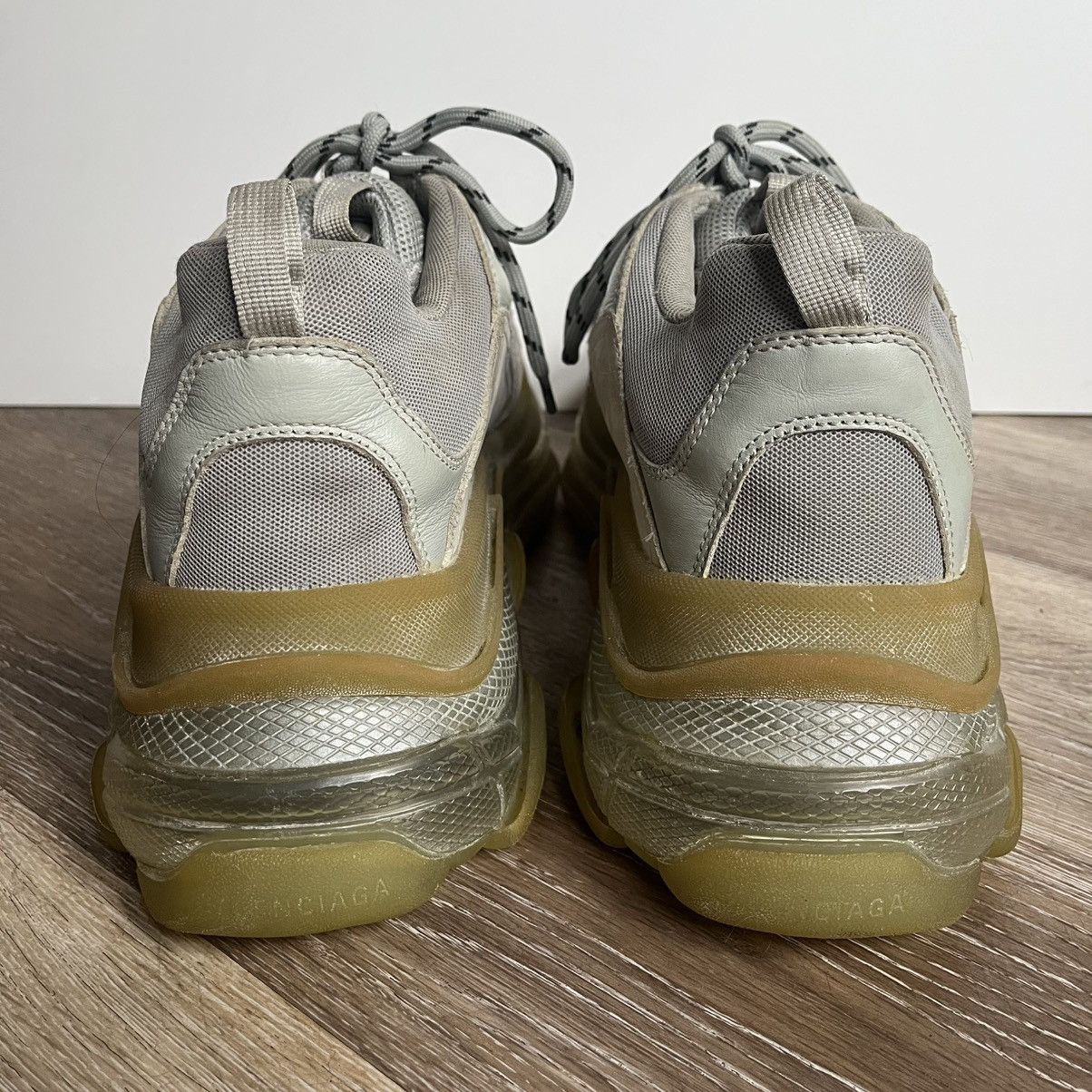 Balenciaga grey balenciaga triple S Size US 12 / EU 45 - 5 Thumbnail