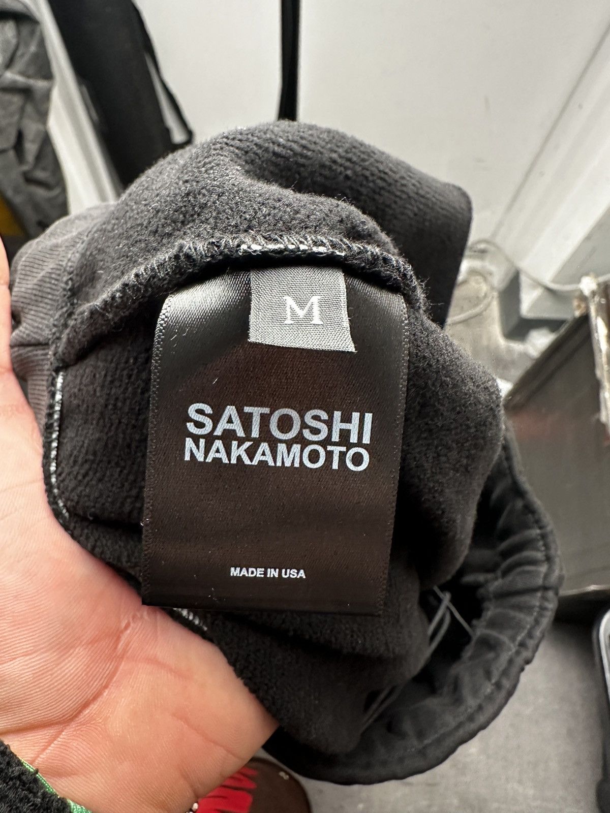Satoshi Nakamoto Satoshi Nakamoto Double Layer Studded Sweatpant Black Size M Size US 34 / EU 50 - 5 Thumbnail