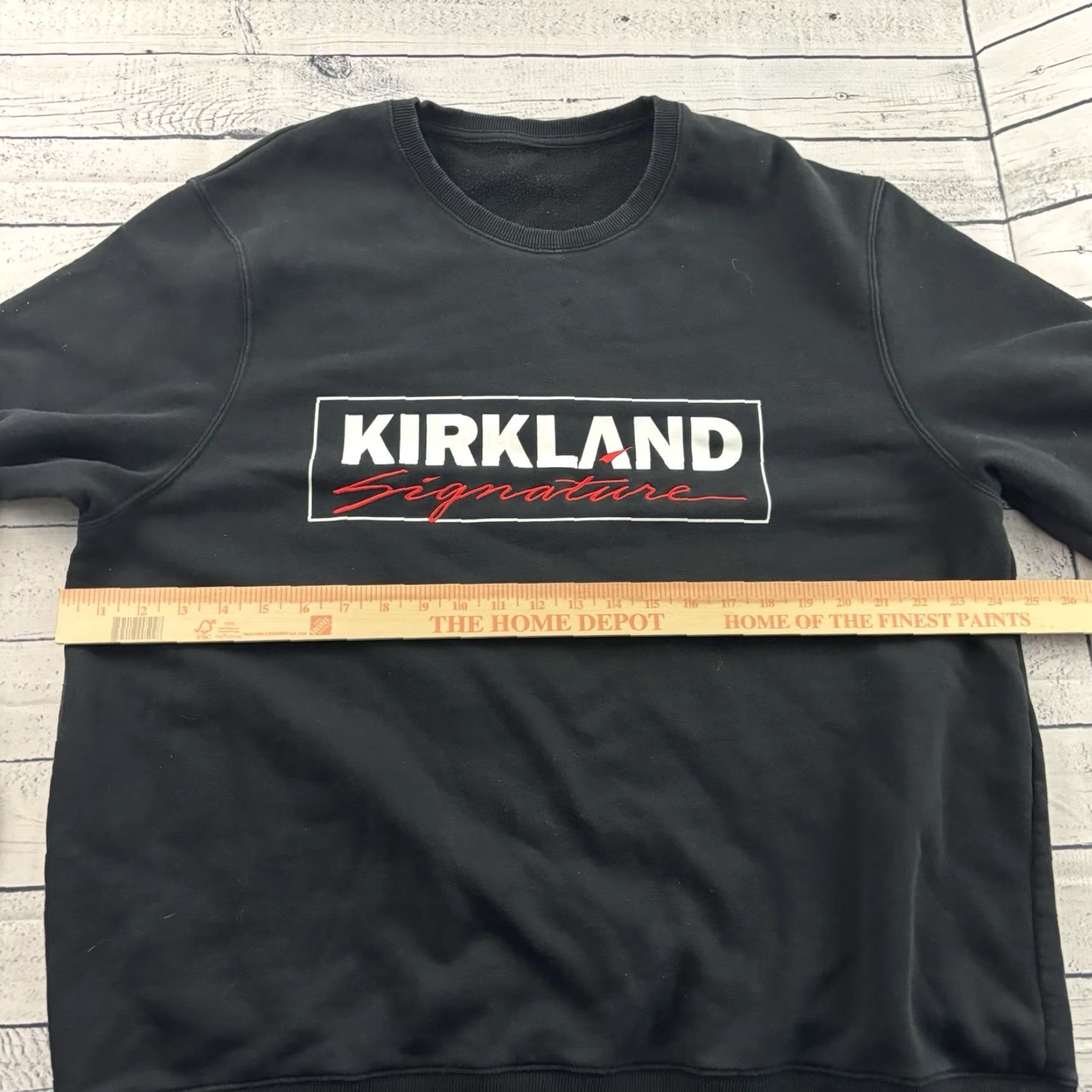 Vintage Kirkland Signature Pullover Sweatshirt Men XL Black Shirt Size US XL / EU 56 / 4 - 3 Thumbnail
