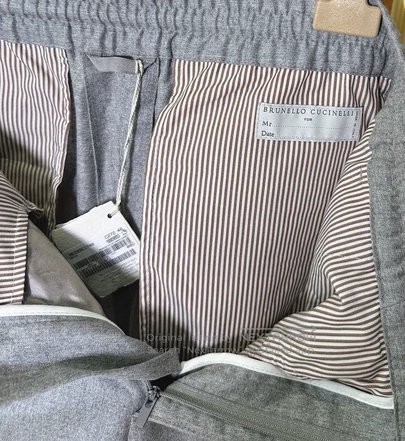 Brunello Cucinelli Brunello Cucinelli Wool drawstring trousers Size US 32 / EU 48 - 5 Thumbnail