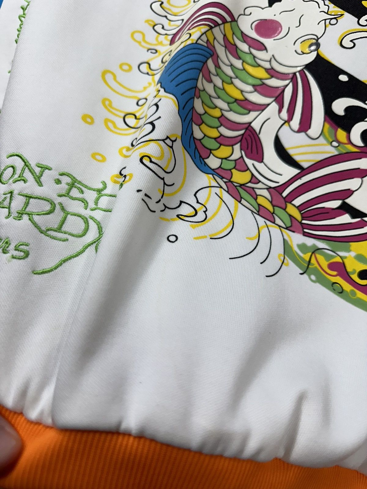 Ed Hardy Crazy Y2K Ed Hardy Christian Audigier Track Jacket Size US XL / EU 56 / 4 - 13 Thumbnail
