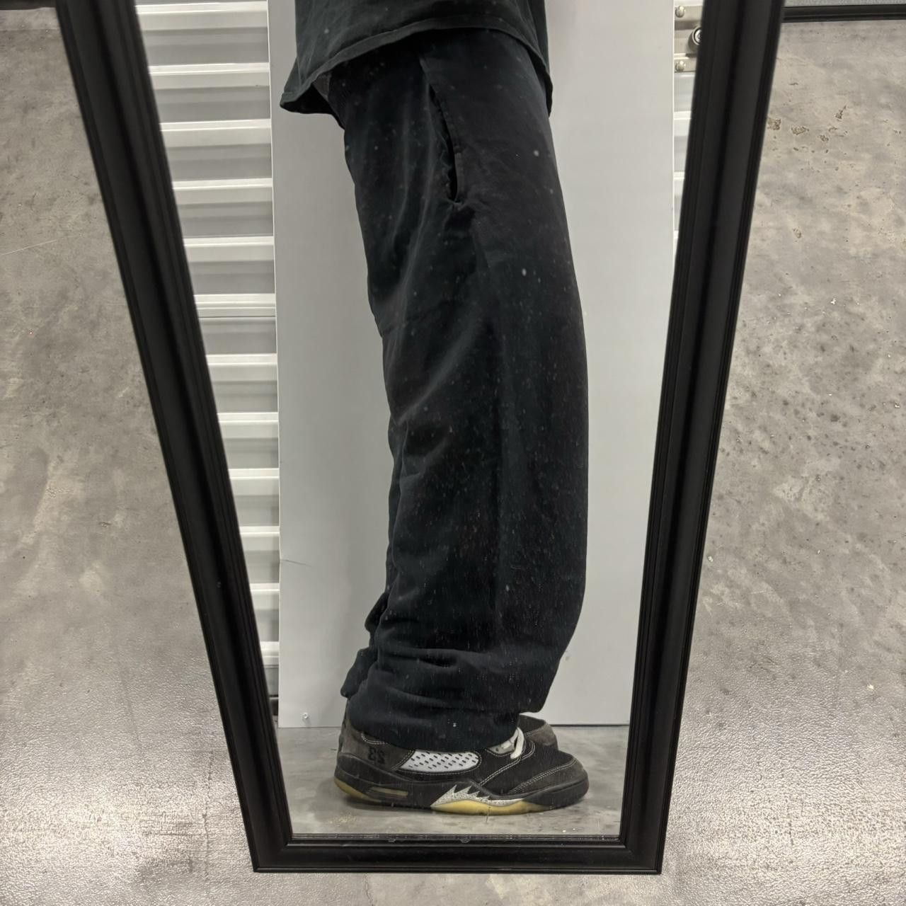 Japanese Brand × Vintage Crazy Vintage Y2K/2000s Black Skater Essential Sweatpants! Size US 34 / EU 50 - 2 Thumbnail