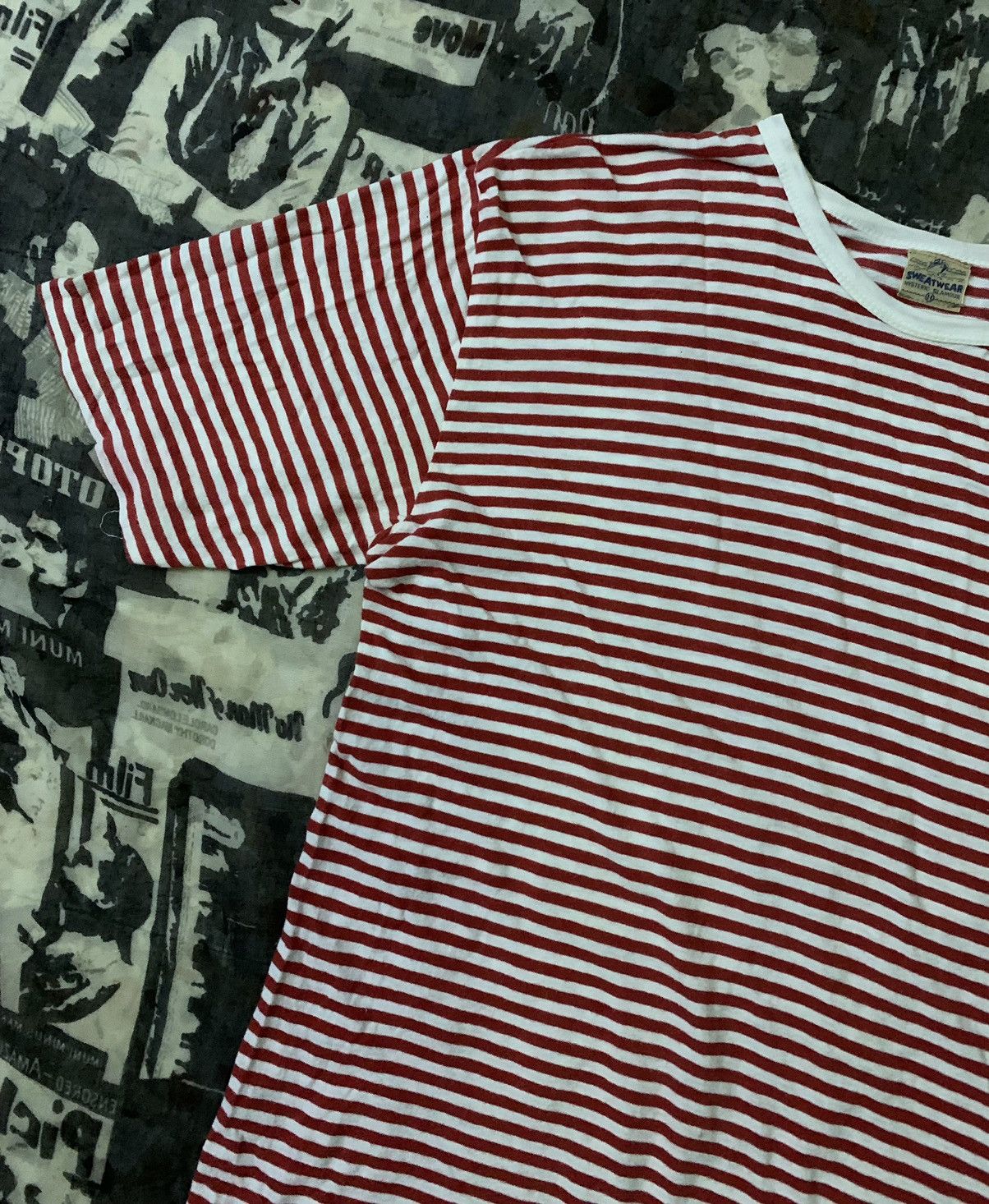 Hysteric Glamour 💥Vtg 90s Hysteric Glamour Sweat Wear Grunge Stripe Shirt Size US M / EU 48-50 / 2 - 6 Thumbnail