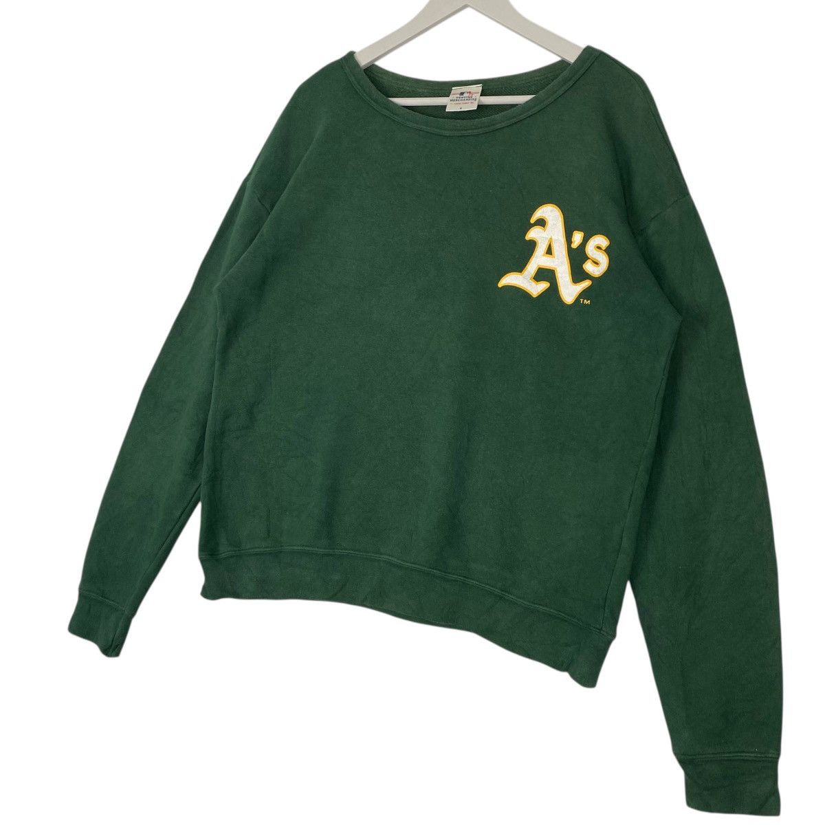 Other Vintage Oakland Athletics Sweatshirt Crewneck Green Genuine Size US M / EU 48-50 / 2 - 2 Thumbnail
