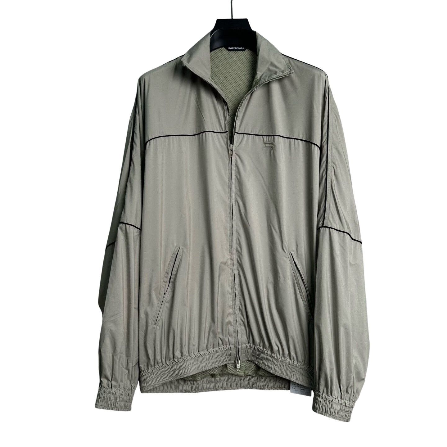 Balenciaga Balenciaga Sage Green Track Jacket Size 46 Size US S / EU 44-46 / 1 - 1 Thumbnail