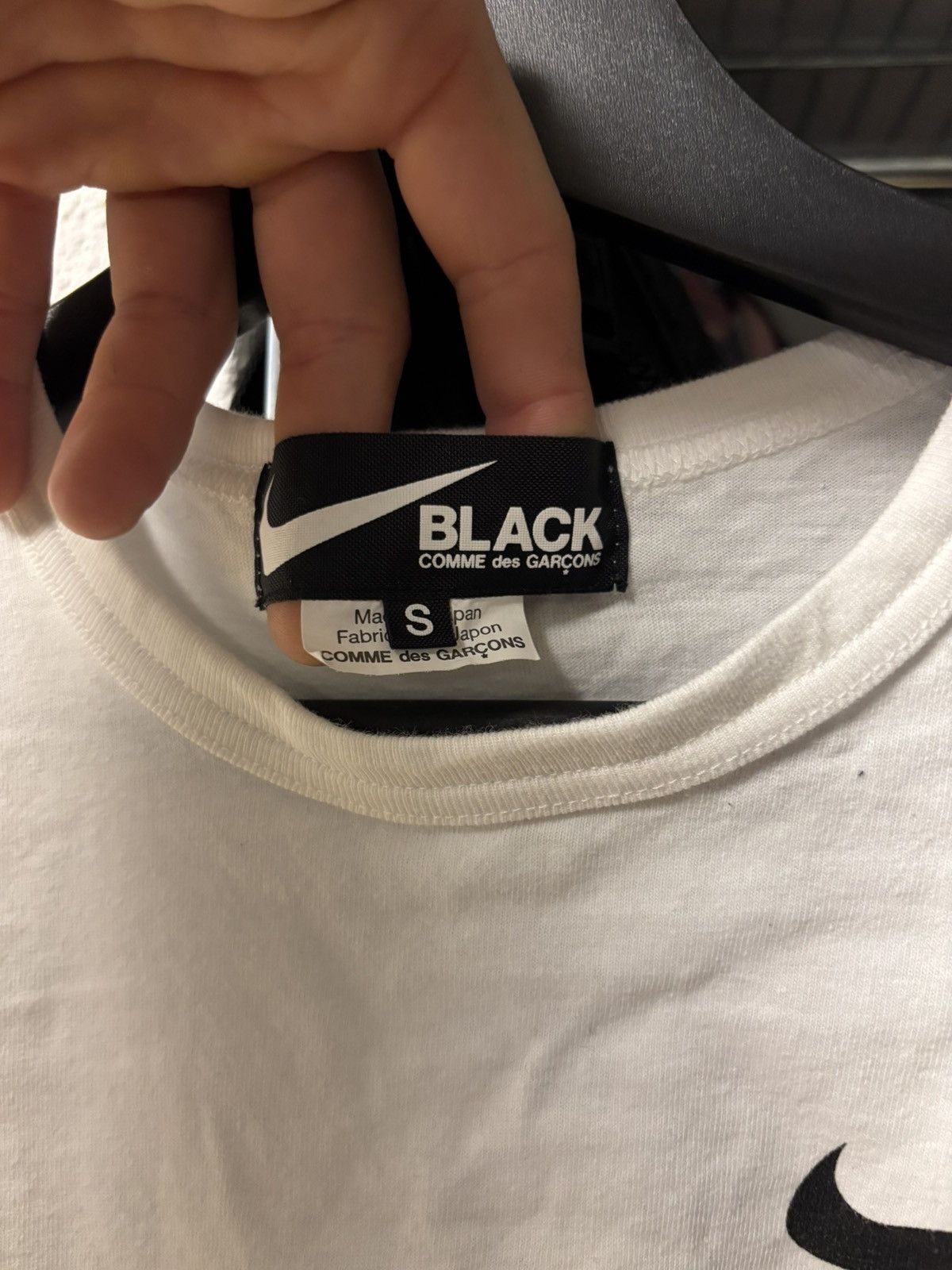 Comme des Garcons Comme des Garcons x Nike T-Shirt in White Size US S / EU 44-46 / 1 - 3 Thumbnail