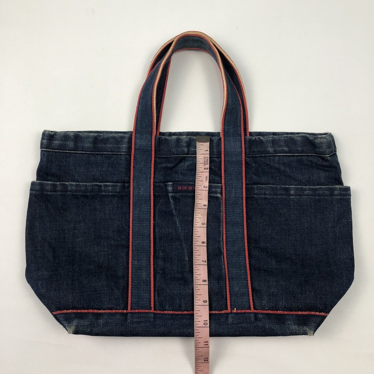 Blue Blue Japan BLUE BLUE DENIM CANVAS TOTE BAG Size ONE SIZE - 12 Thumbnail