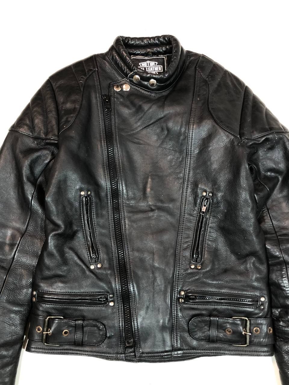 Other Real Leather Moto Jacket Vintage Racing Size US S / EU 44-46 / 1 - 2 Thumbnail