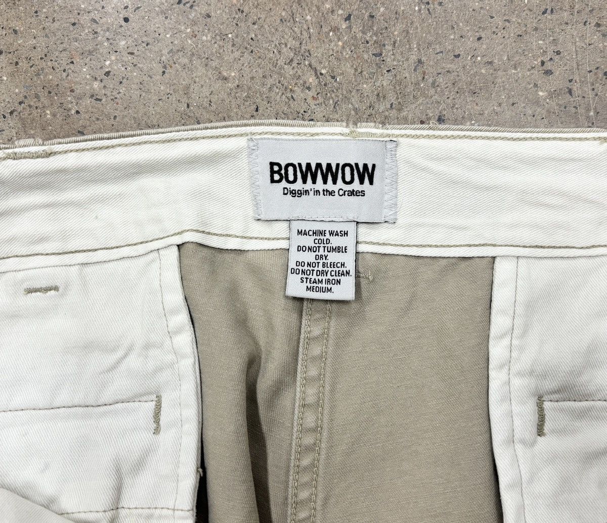 Vintage BOWWOW M41 CHINO TROUSERS (Metal button) Size US 34 / EU 50 - 10 Thumbnail