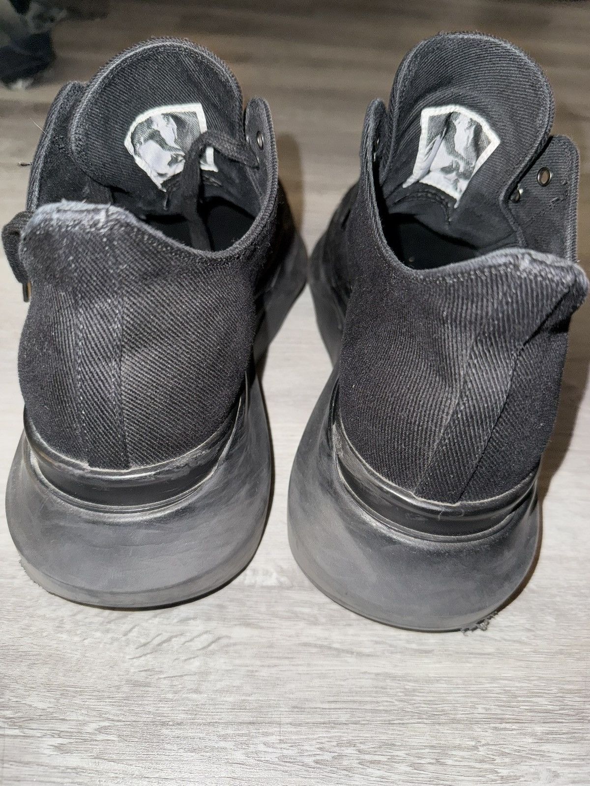 Rick Owens Rick Owens Black Abstract Ramones Low Size US 9.5 / EU 42-43 - 7 Thumbnail