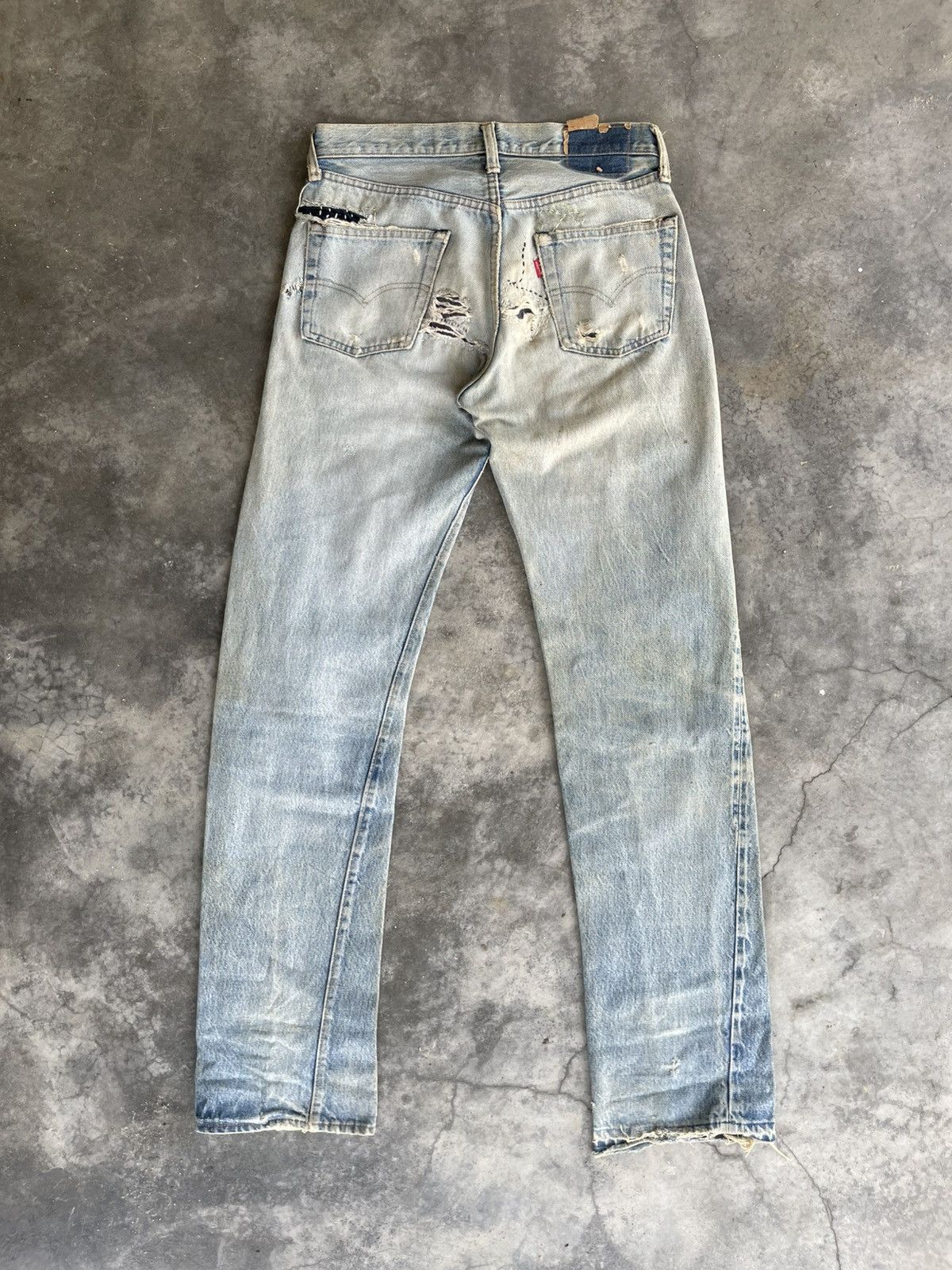 Levi's VTG 80s Levi's 501 Redline #524 #boro Size US 30 / EU 46 - 9 Thumbnail