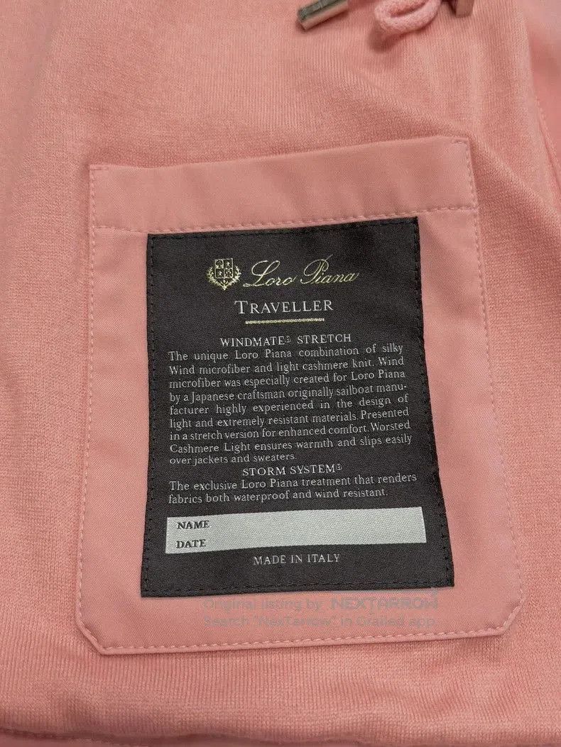 Loro Piana Loro Piana Traveller Pink Jacket. Size US S / EU 44-46 / 1 - 4 Thumbnail