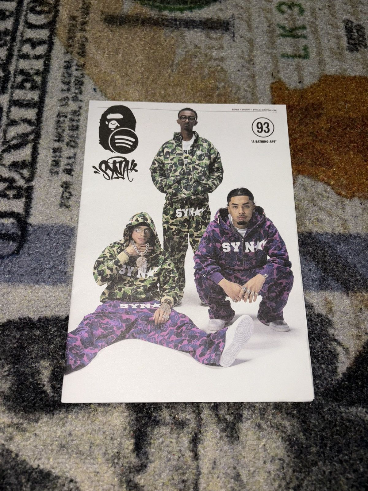 Bape A Bathing Ape x Central Cee Poster / Zine Size ONE SIZE - 4 Thumbnail