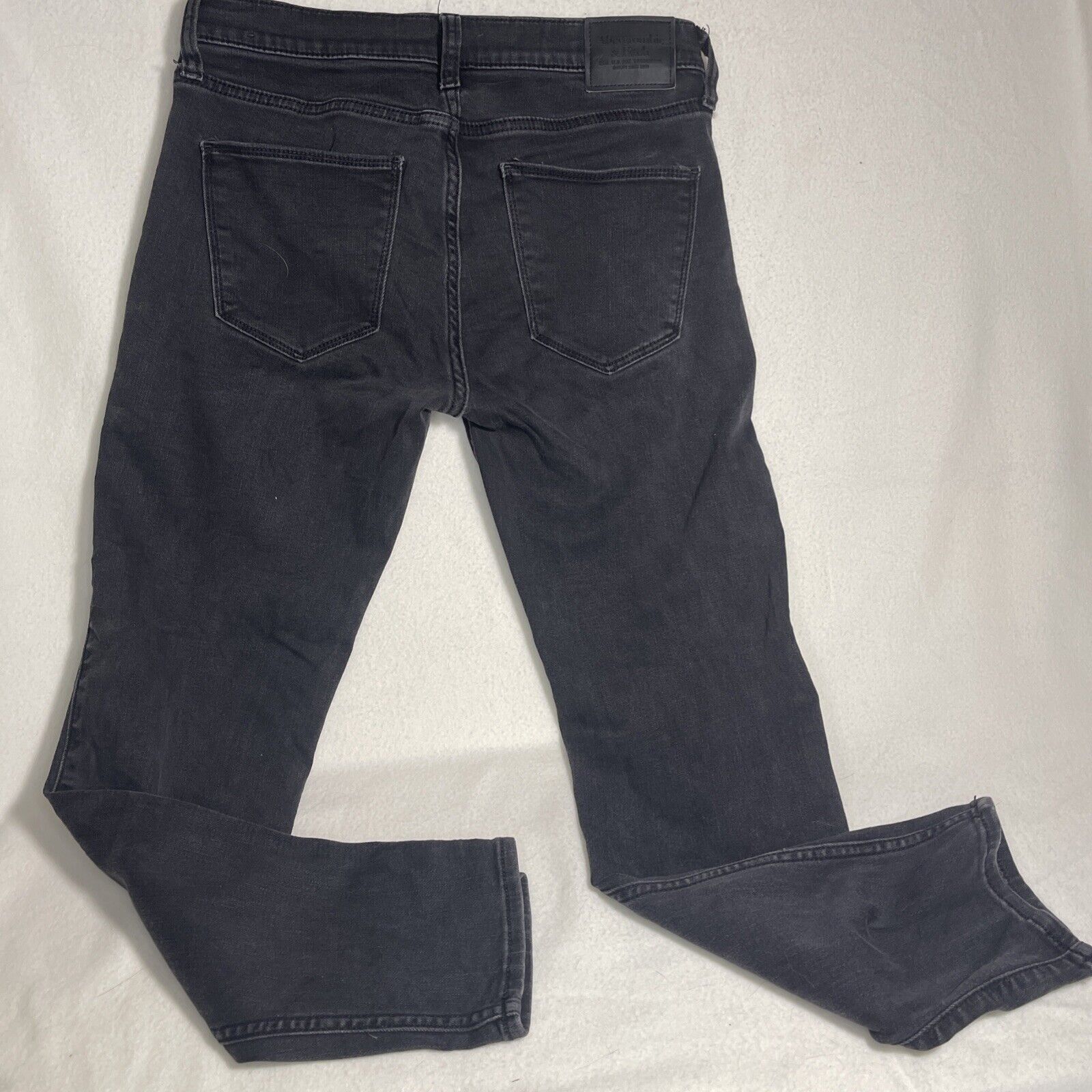 Abercrombie & Fitch Abercrombie Fitch Men's Jeans 30x32 Black Skinny Taper Size US 30 / EU 46 - 3 Thumbnail