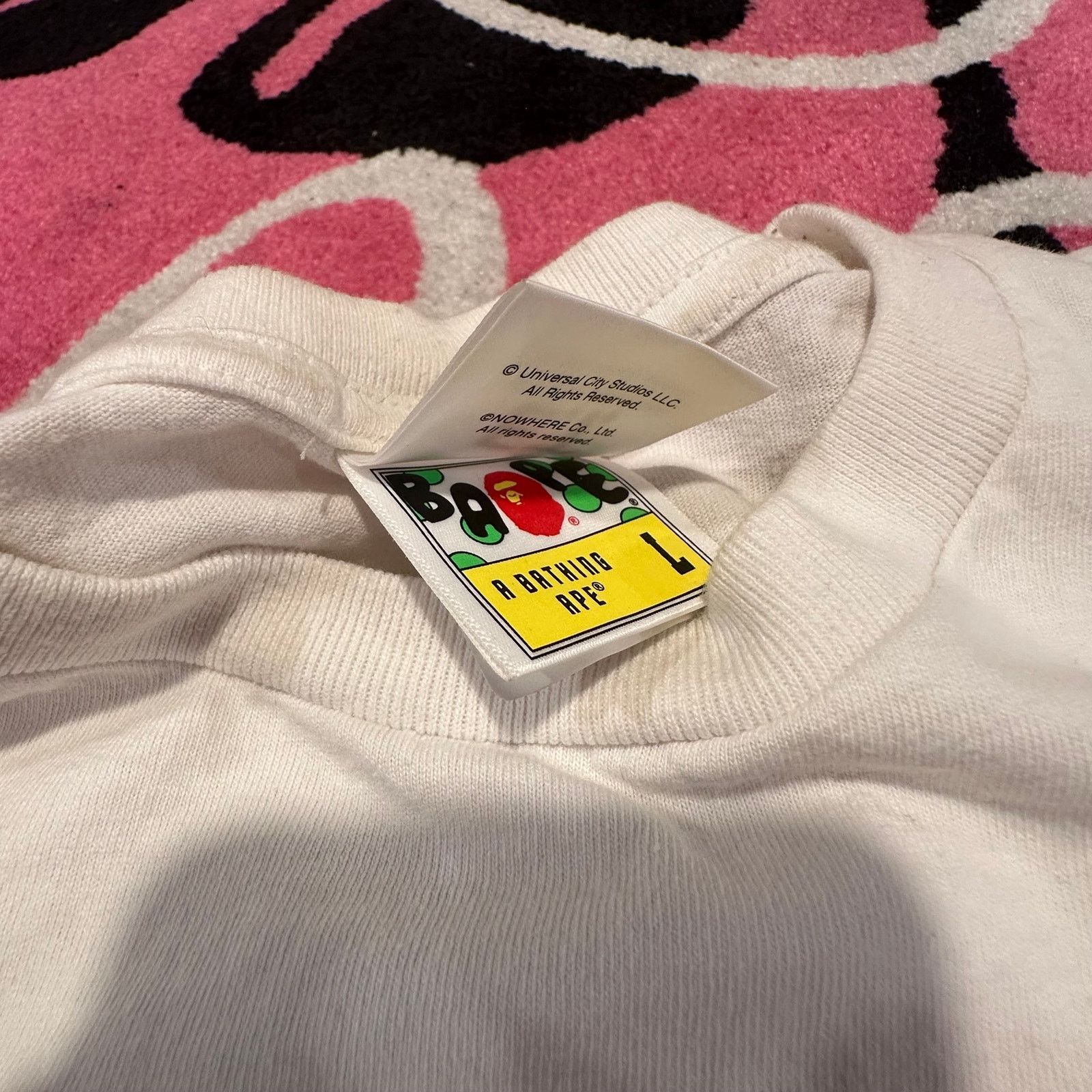 Bape BAPE x E.T. Kids Baby Milo Tee White Large – Used (Like New) Size US L / EU 52-54 / 3 - 9 Thumbnail