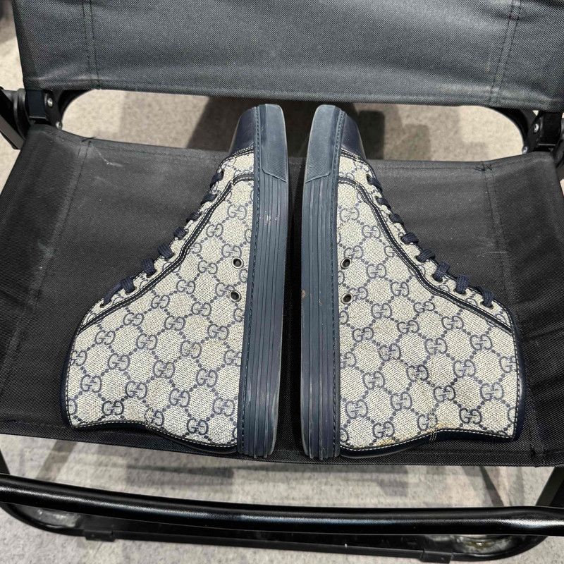 Gucci Gucci GG Supreme High-Top Sneakers for Men - Size US 9.5 / EU 42-43 - 8 Thumbnail