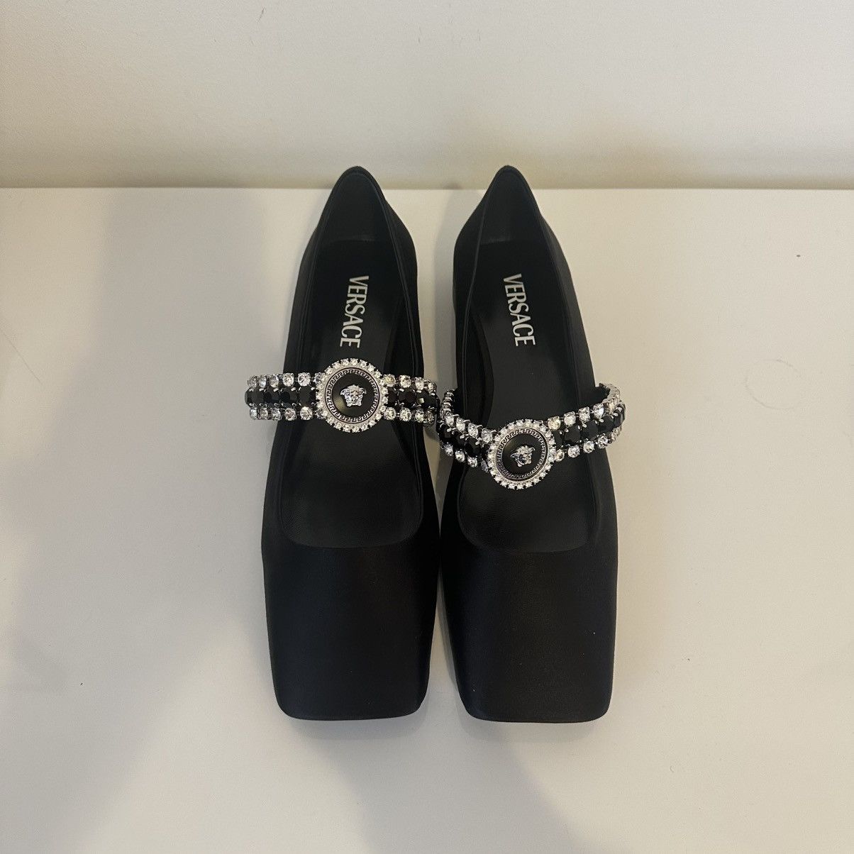 Versace Versace Gianni Ribbon crystal ballerina shoes Size US 10 / IT 40 - 5 Thumbnail