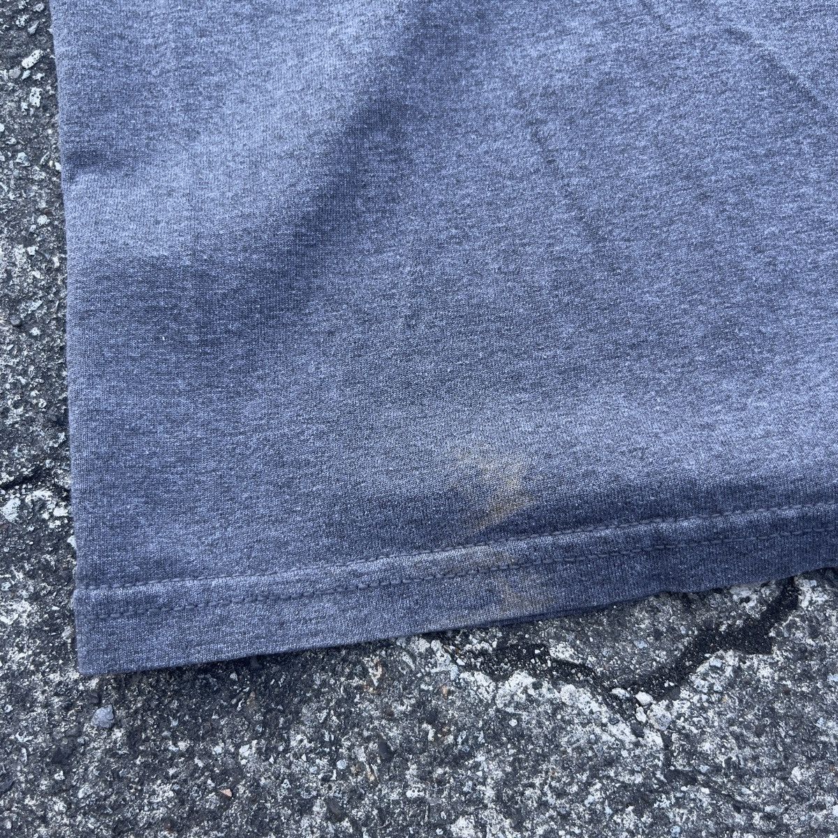 Russell Athletic × Vintage Vintage 90s RUSSELL ATHLETIC Heather Grey T Shirt Size US L / EU 52-54 / 3 - 3 Thumbnail