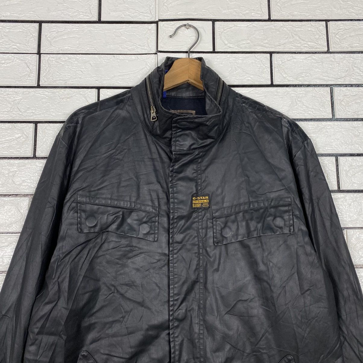 Japanese Brand Biker Punk Jacket Soft Leather G Star Raw Parachute Size US XL / EU 56 / 4 - 4 Thumbnail