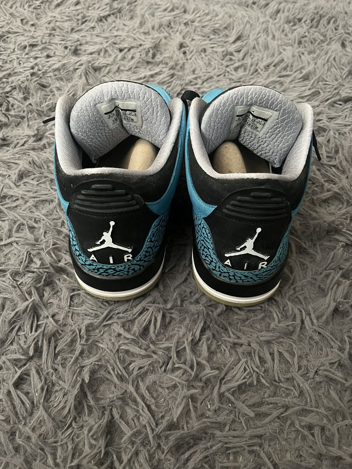 Jordan Brand Power Blue Jordan 3s Size 9.5 2014 Size US 9.5 / EU 42-43 - 3 Thumbnail