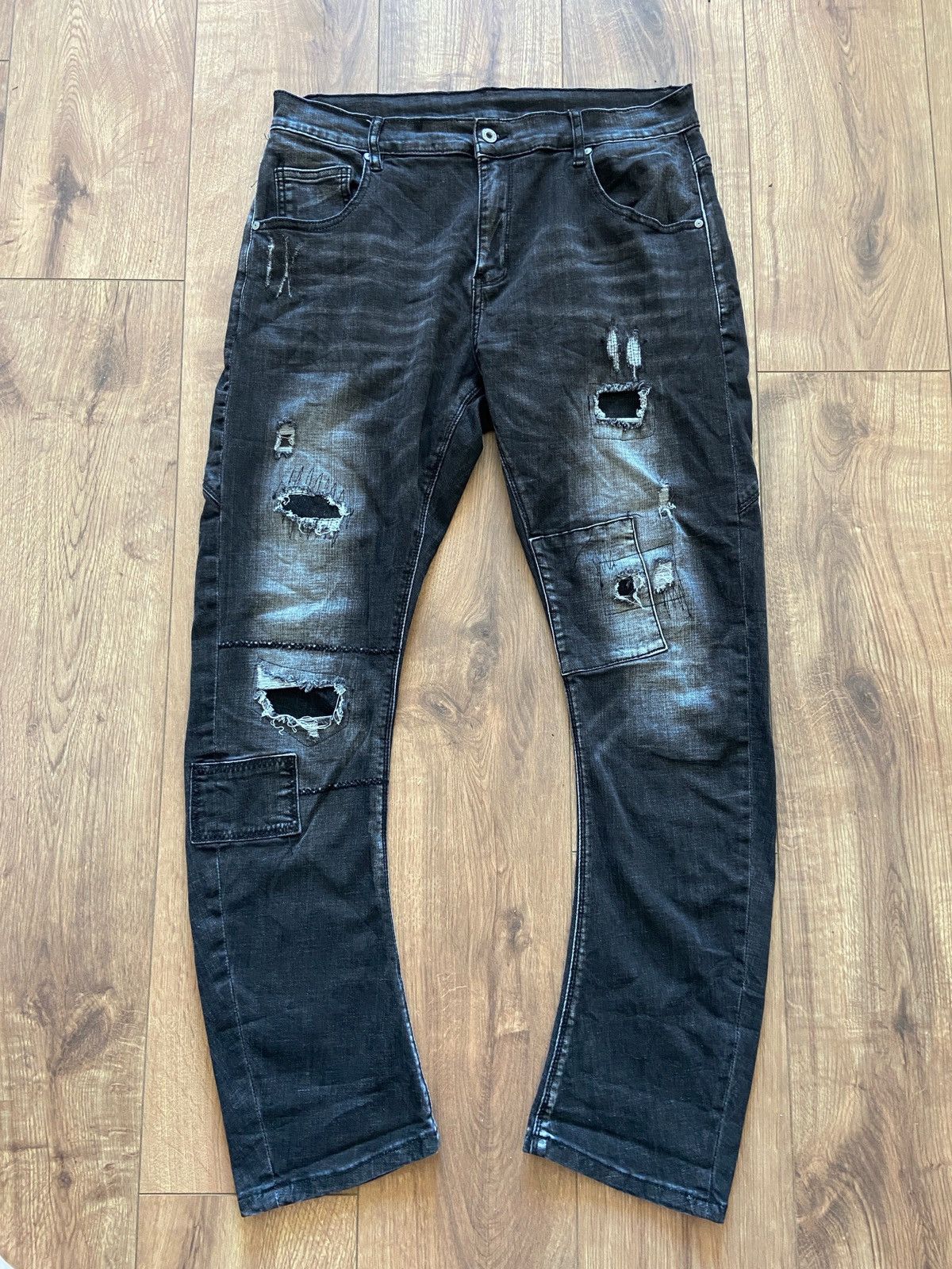 14th Addiction 2000s Japanese J Cut Denim Jeans Kmrii If6was9 LGB style Size US 30 / EU 46 - 1 Thumbnail