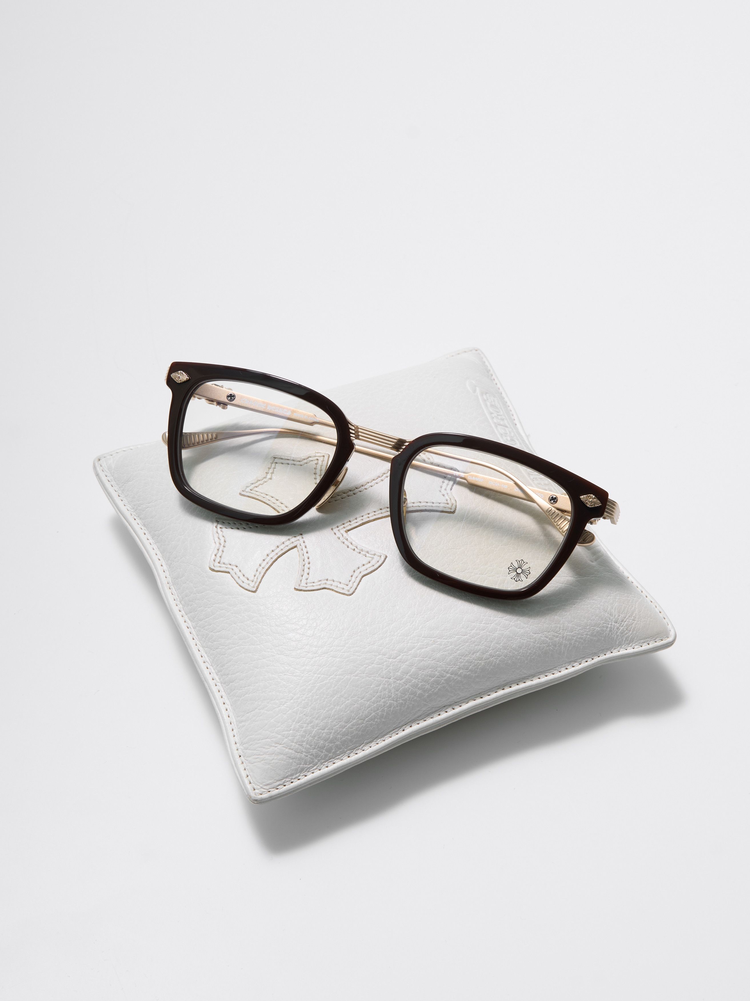 Chrome Hearts CHROME HEARTS OVERPOKED CLASSIC BROWN/MATTE GOLD PLATED Size ONE SIZE - 2 Thumbnail