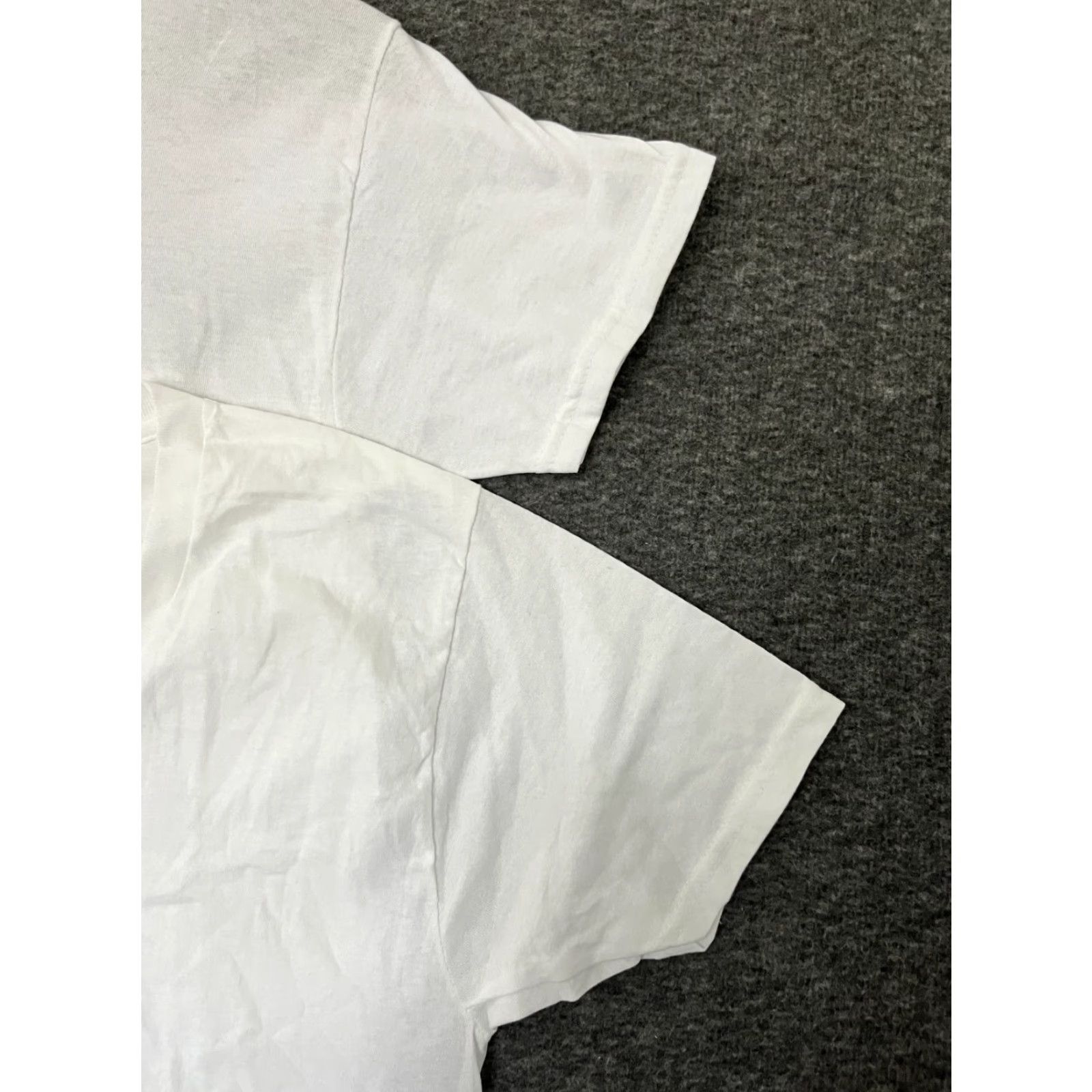 Hanes Hanes Mens 2-Pack White Crew + V-Neck Tee T-Shirt Comfortsoft Short Sleeve S Mens Shirt White 2-Pack Casual Classic Size US S / EU 44-46 / 1 - 7 Thumbnail