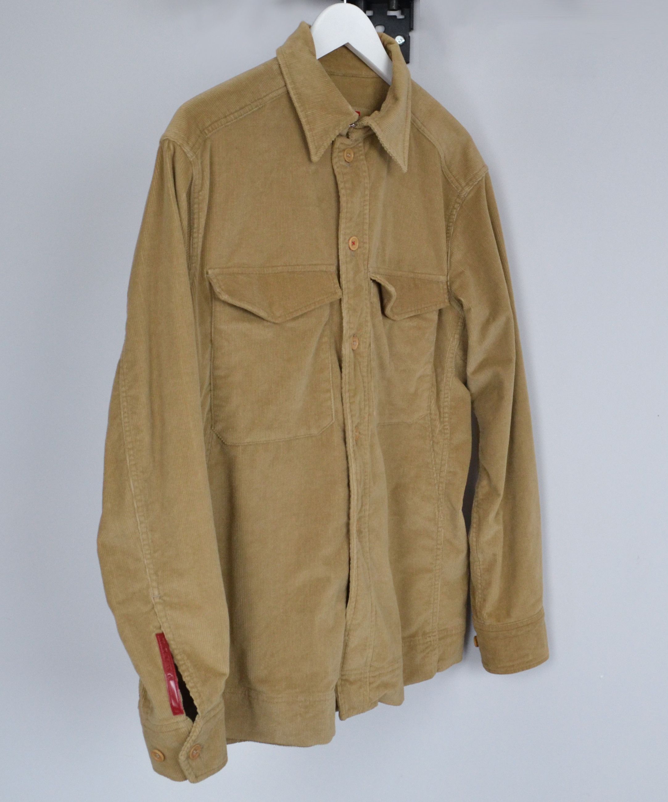Prada PRADA Jacket Velvet Blazer Red Tab Beige Vintage Coat Size US L / EU 52-54 / 3 - 1 Thumbnail