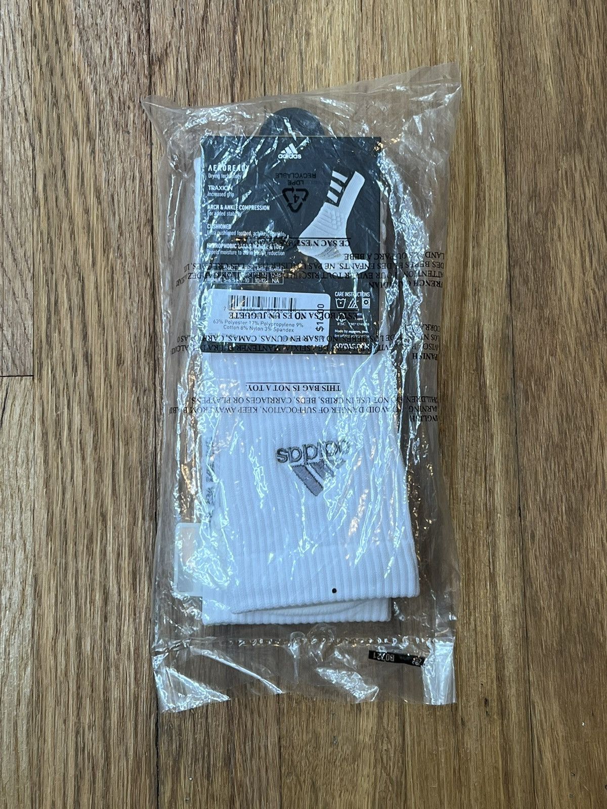 Adidas Adidas Creator 365 Maximum Cushioned Aeroready Crew Socks Size ONE SIZE - 2 Thumbnail