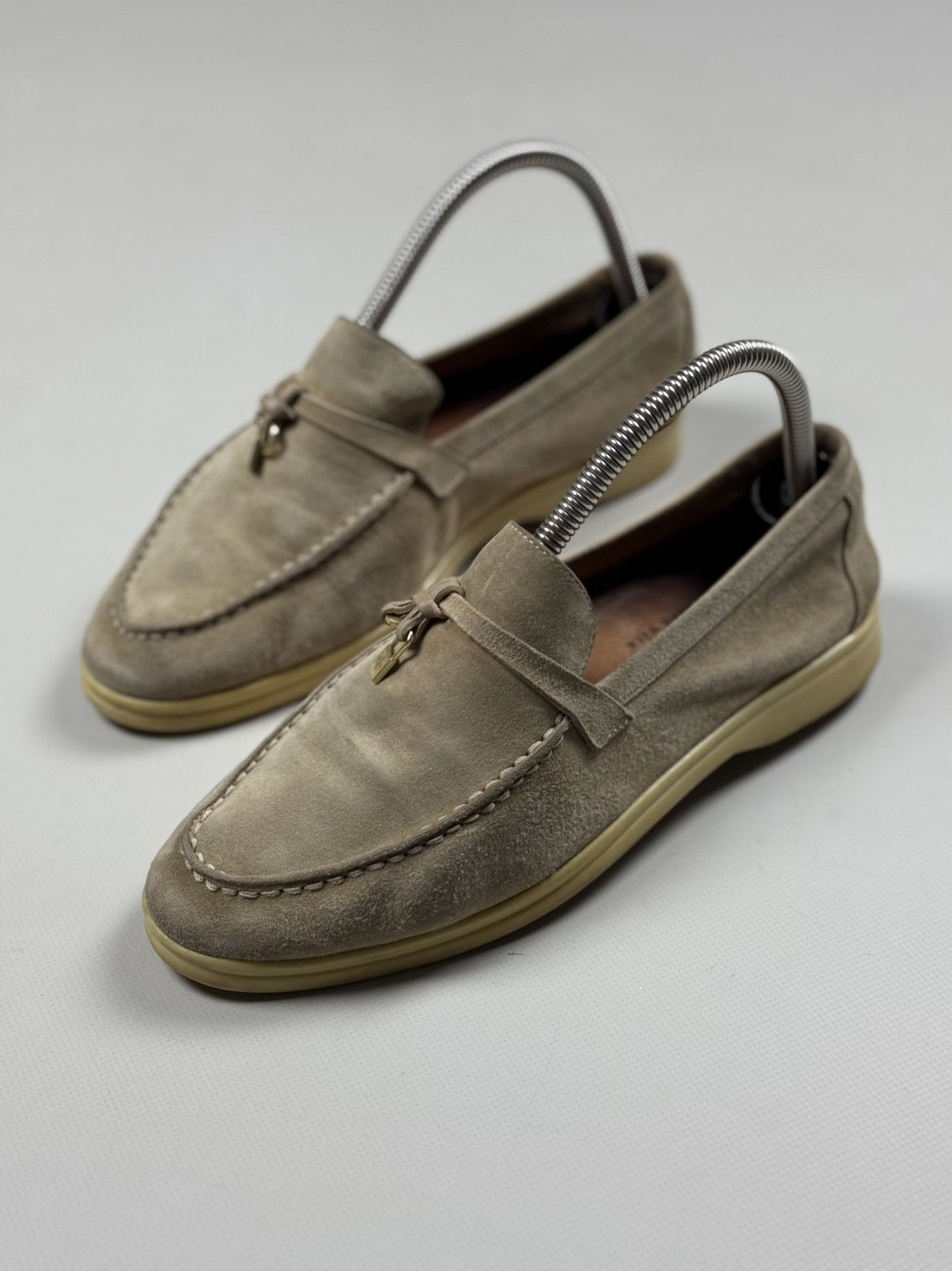 Loro Piana Loro Piana Summer Walk Ladies Low Suede Loafers Ballets Size US 8 / IT 38 - 11 Thumbnail