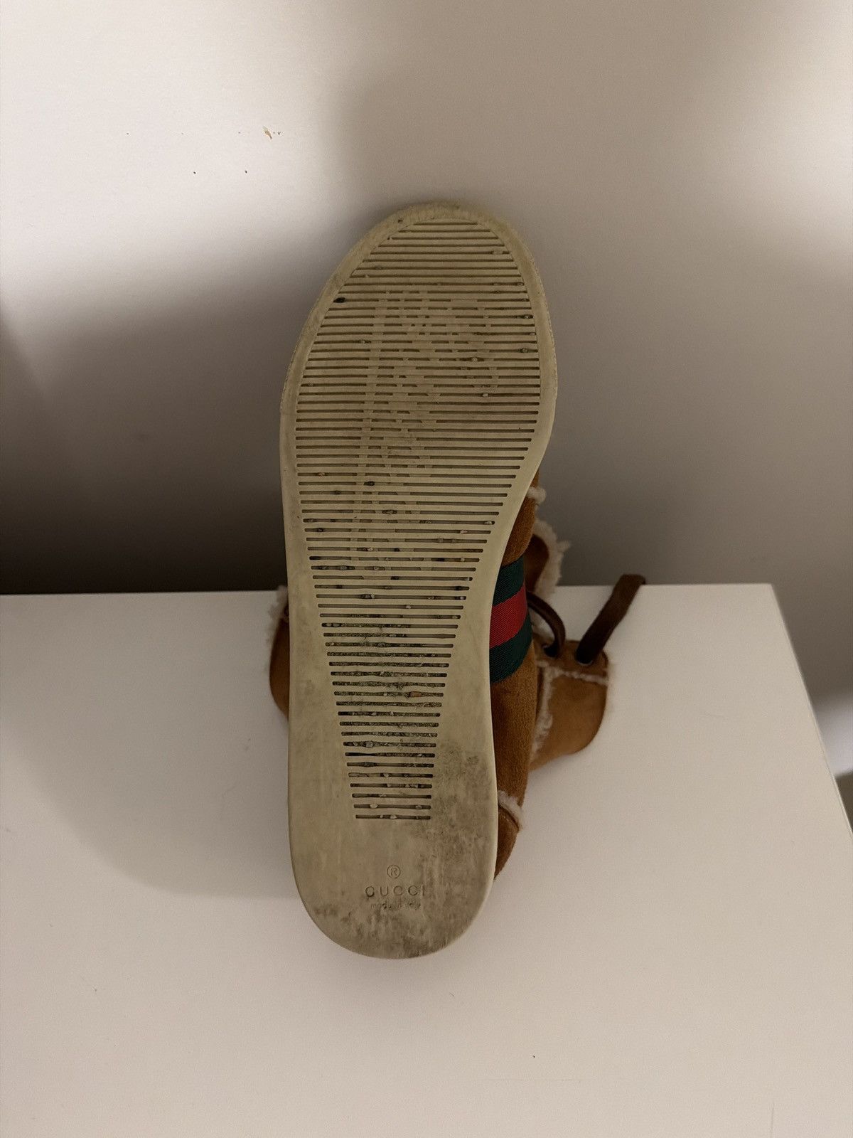 Gucci Gucci Fur Hi Top Sneakers Size US 8 / EU 41 - 8 Thumbnail