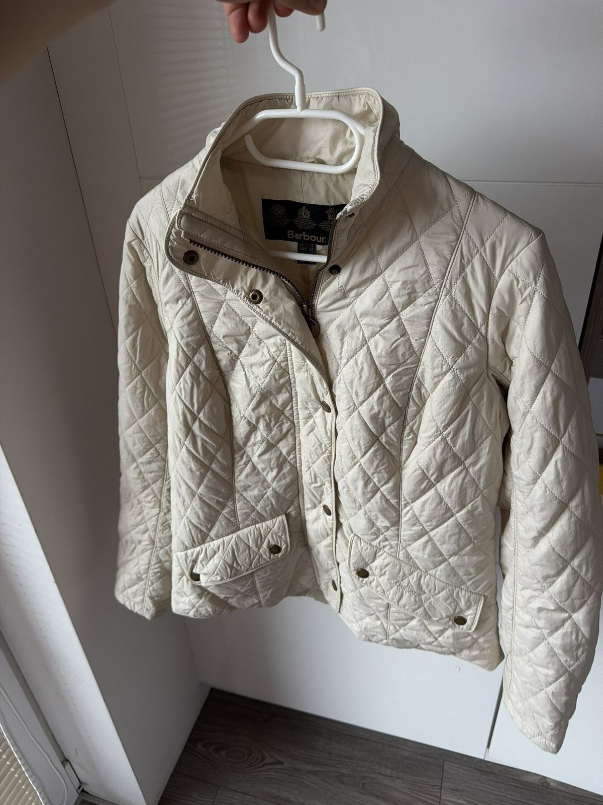 Barbour Vintage Barbour Woman’s Tarn Quilted Avant Garde Jacket Size L / US 10 / IT 46 - 4 Thumbnail