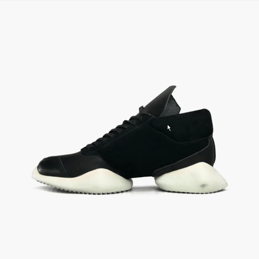 Adidas × Rick Owens Rick Owens x adidas Runner Black Men's 43 Size US 10.5 / EU 43-44 - 7 Thumbnail