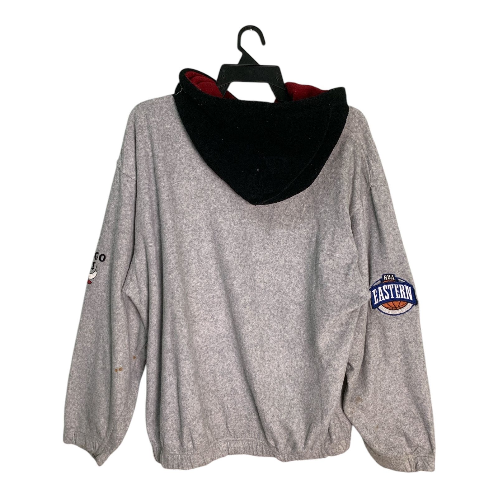 NBA Rare Design Vintage NBA Chicago Bulls Double Hoodie Sweater Size US L / EU 52-54 / 3 - 2 Thumbnail