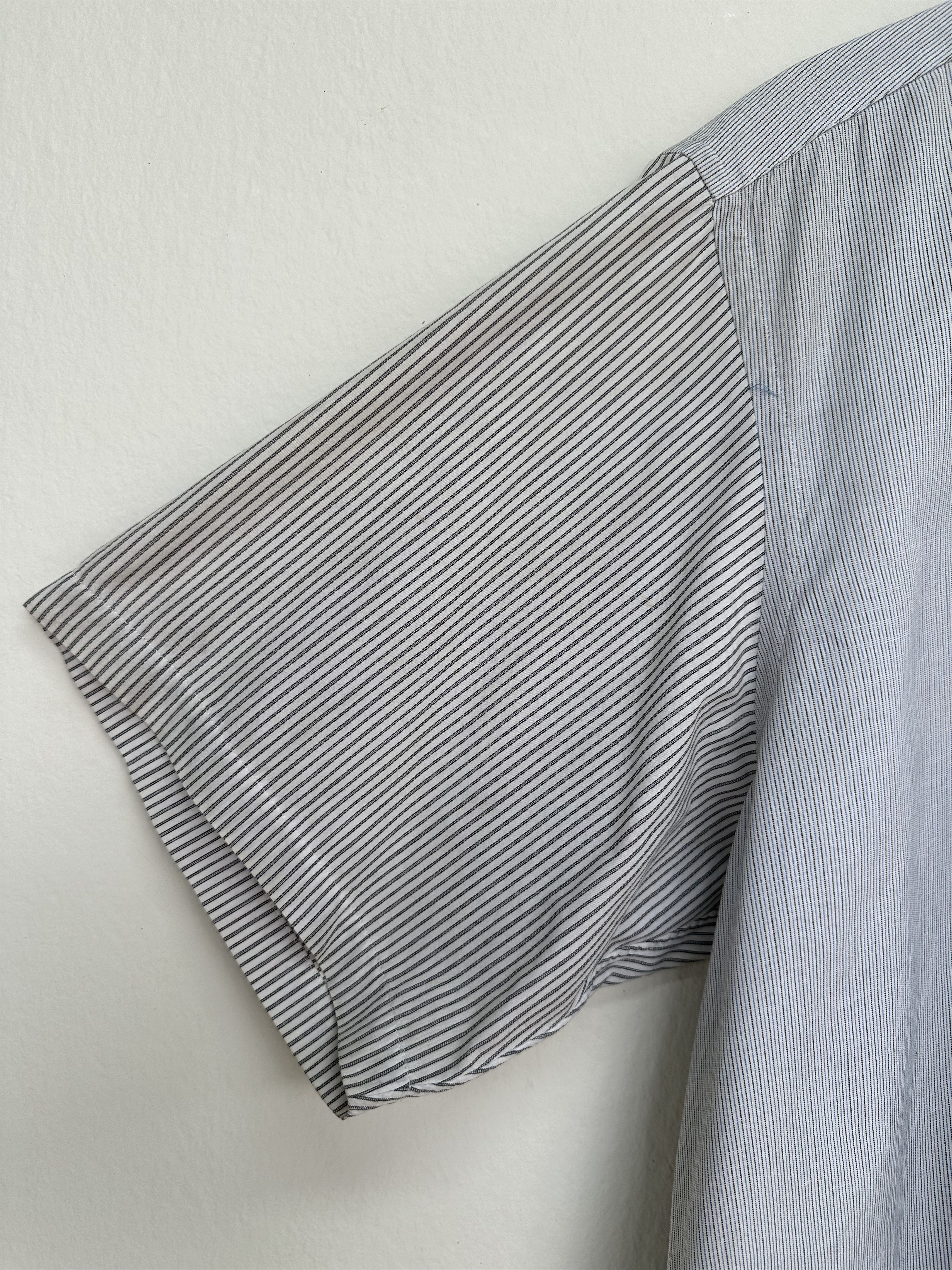 Comme des Garcons Homme Vintage 80s CDG Homme 2 Tone Stripe Shirt Button Up Size US M / EU 48-50 / 2 - 6 Thumbnail