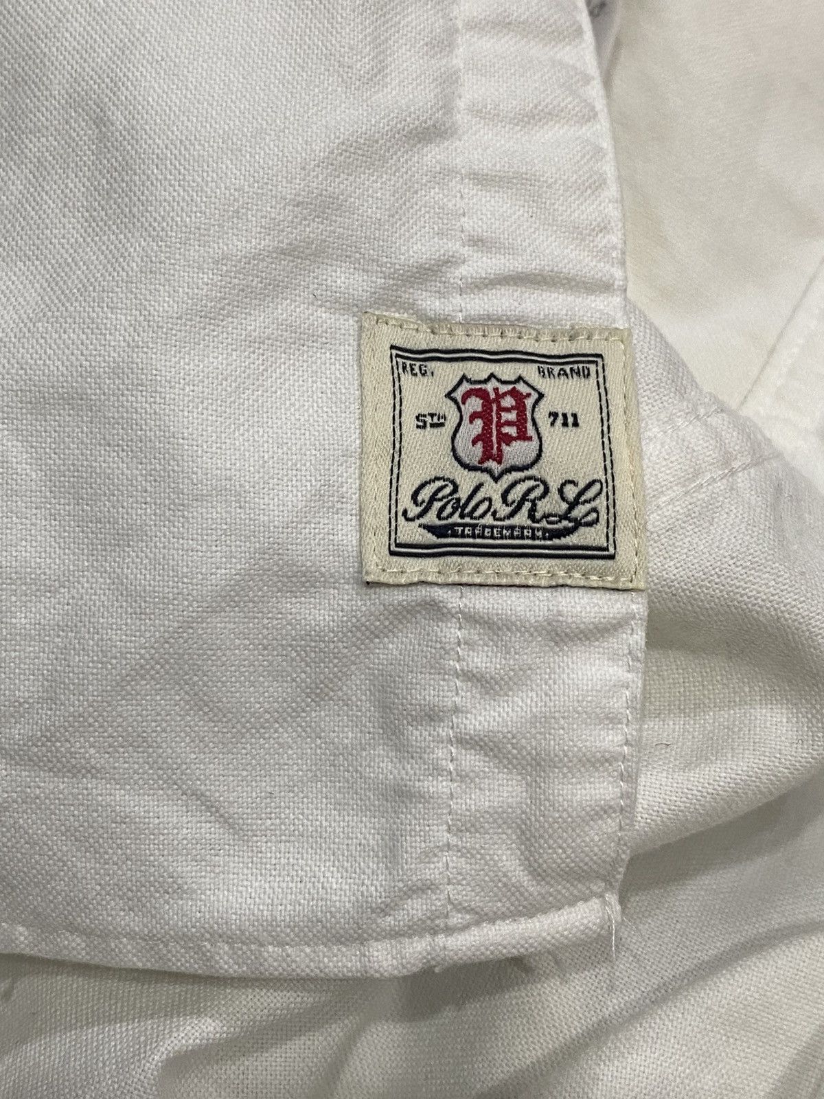 Designer × Polo Ralph Lauren White Polo Ralph Laurent Official Members Shirt Button Size US L / EU 52-54 / 3 - 24 Thumbnail