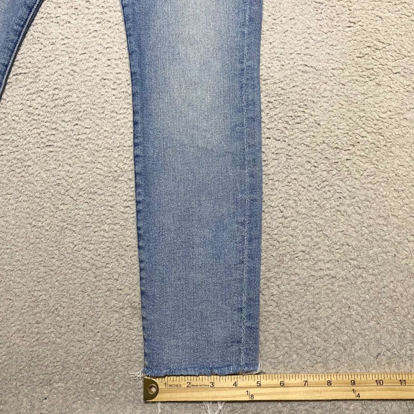 7 For All Mankind 7 For All Mankind Jeans Womens Skinny High Rise Blue Denim 27 Medium Stretch 5-Pocket Style Womens Bay? 27 Size 26" / US 2 / IT 38 - 5 Thumbnail