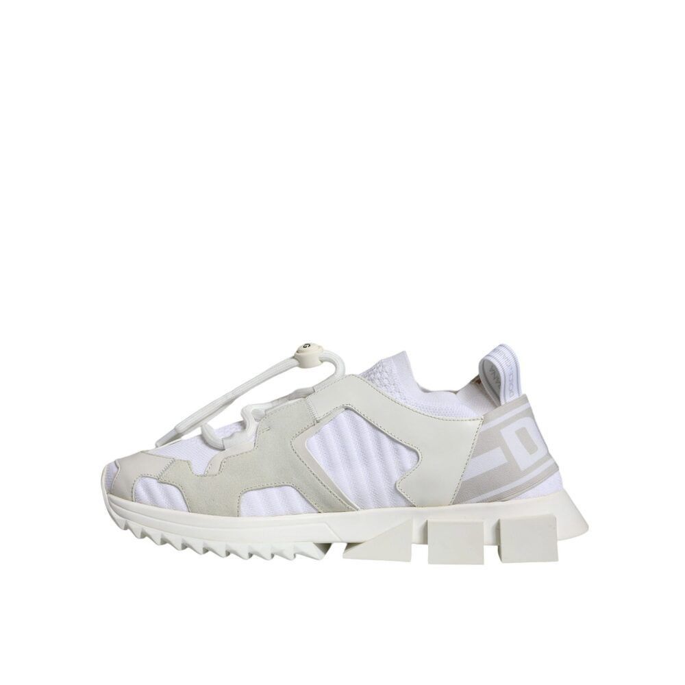 Dolce & Gabbana Dolce & Gabbana White Mesh Sorrento Trekking Sneakers Shoes Size US 7 / IT 37 - 5 Thumbnail