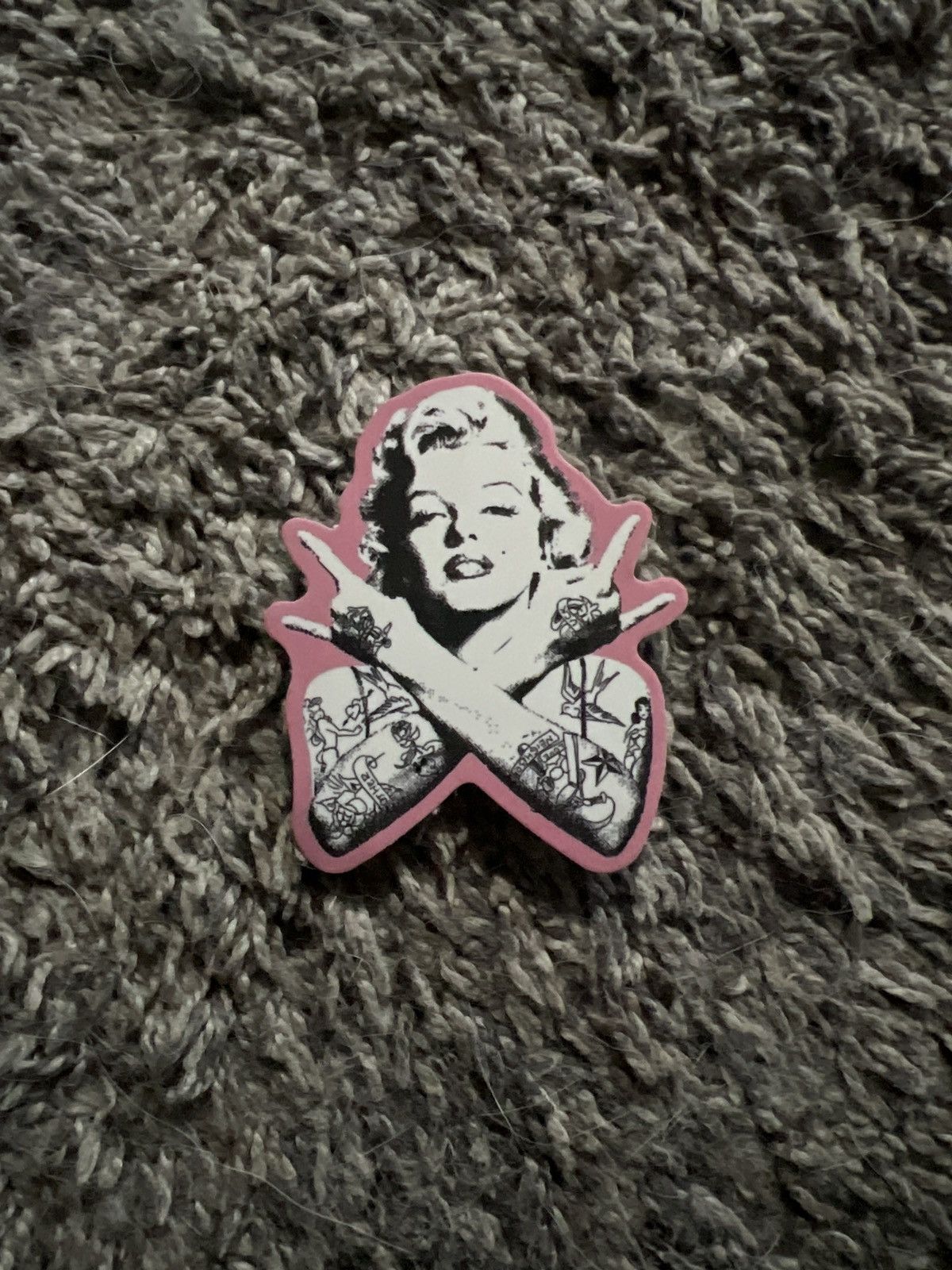 Hypebeast Tatted Marilyn Monroe Sticker Size ONE SIZE - 1 Thumbnail